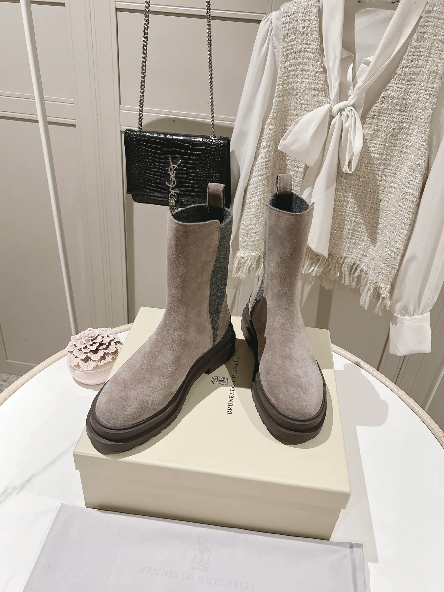 Ботинки Женские Brunello Cucinelli 18217268