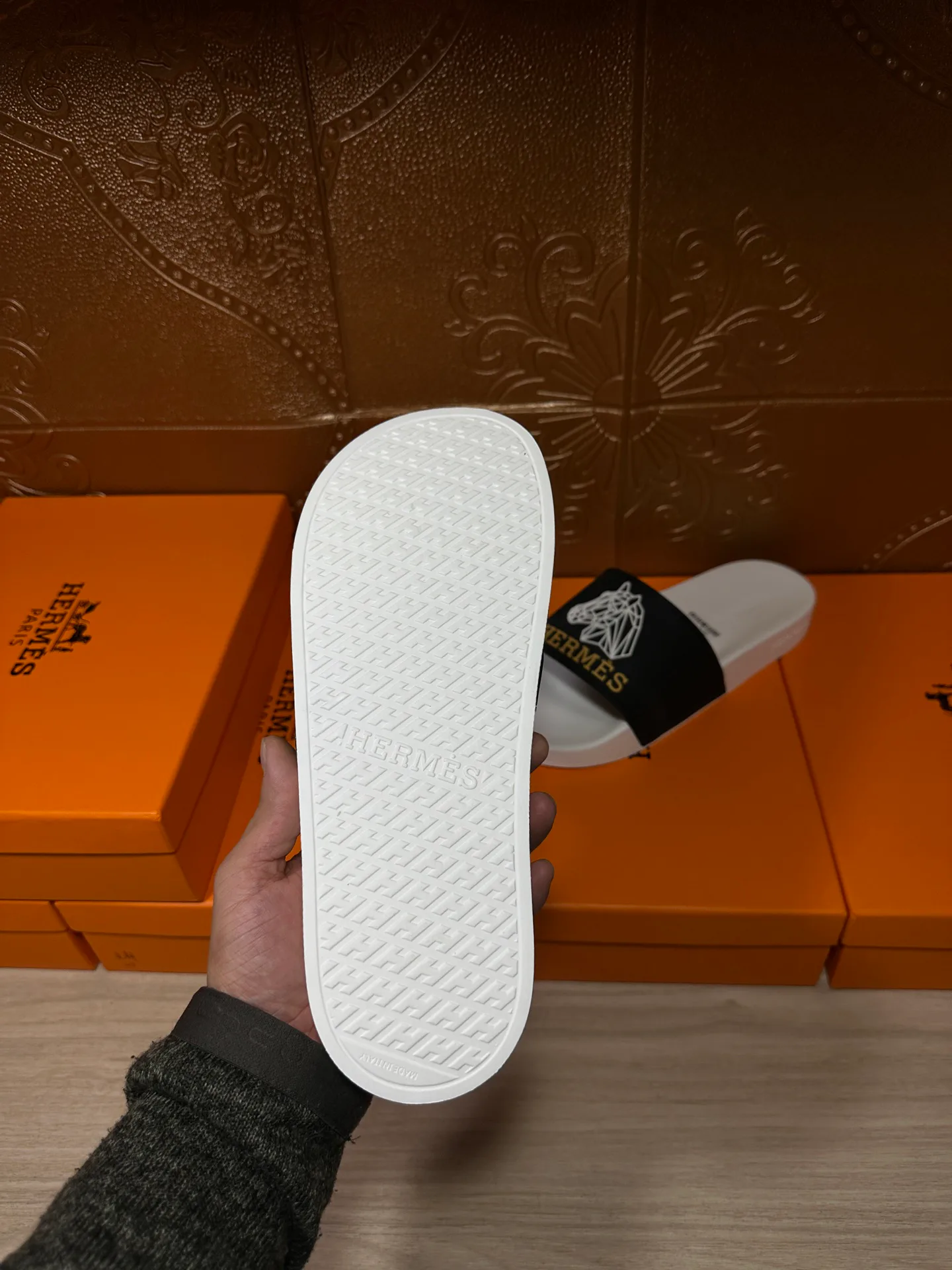 Шлепанцы Мужские Hermes 658878