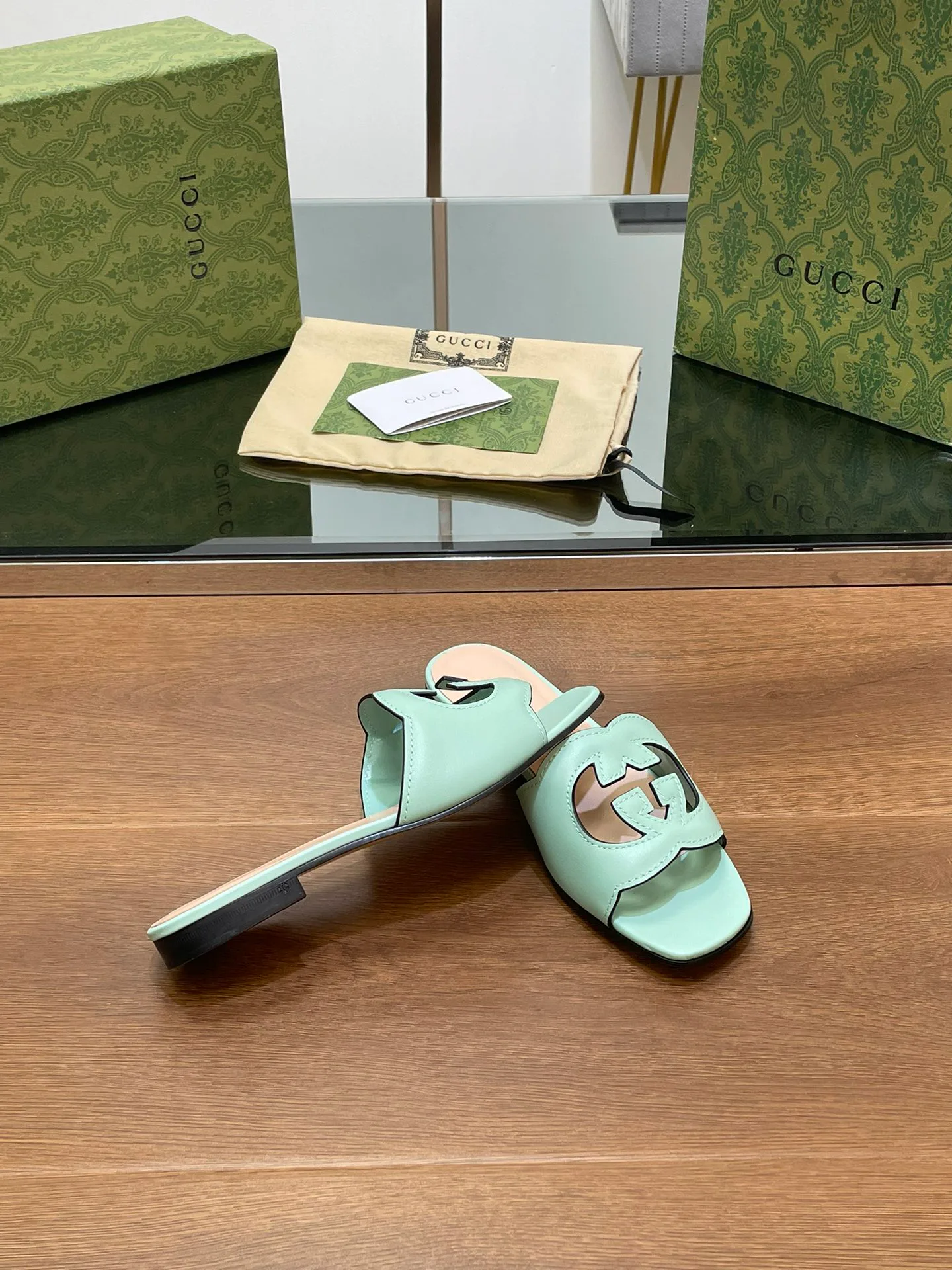 Шлепанцы Женские Gucci 11580