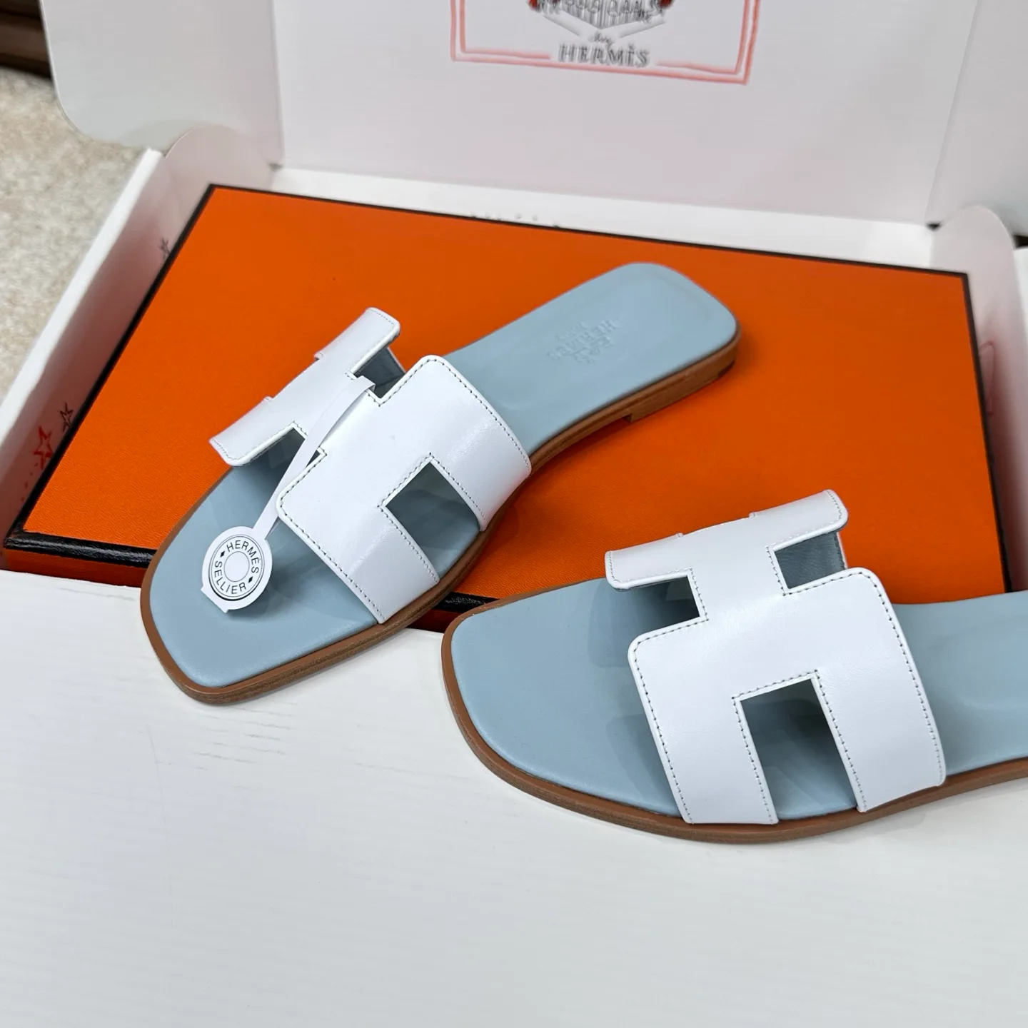 Шлепанцы Женские Hermes 3043257