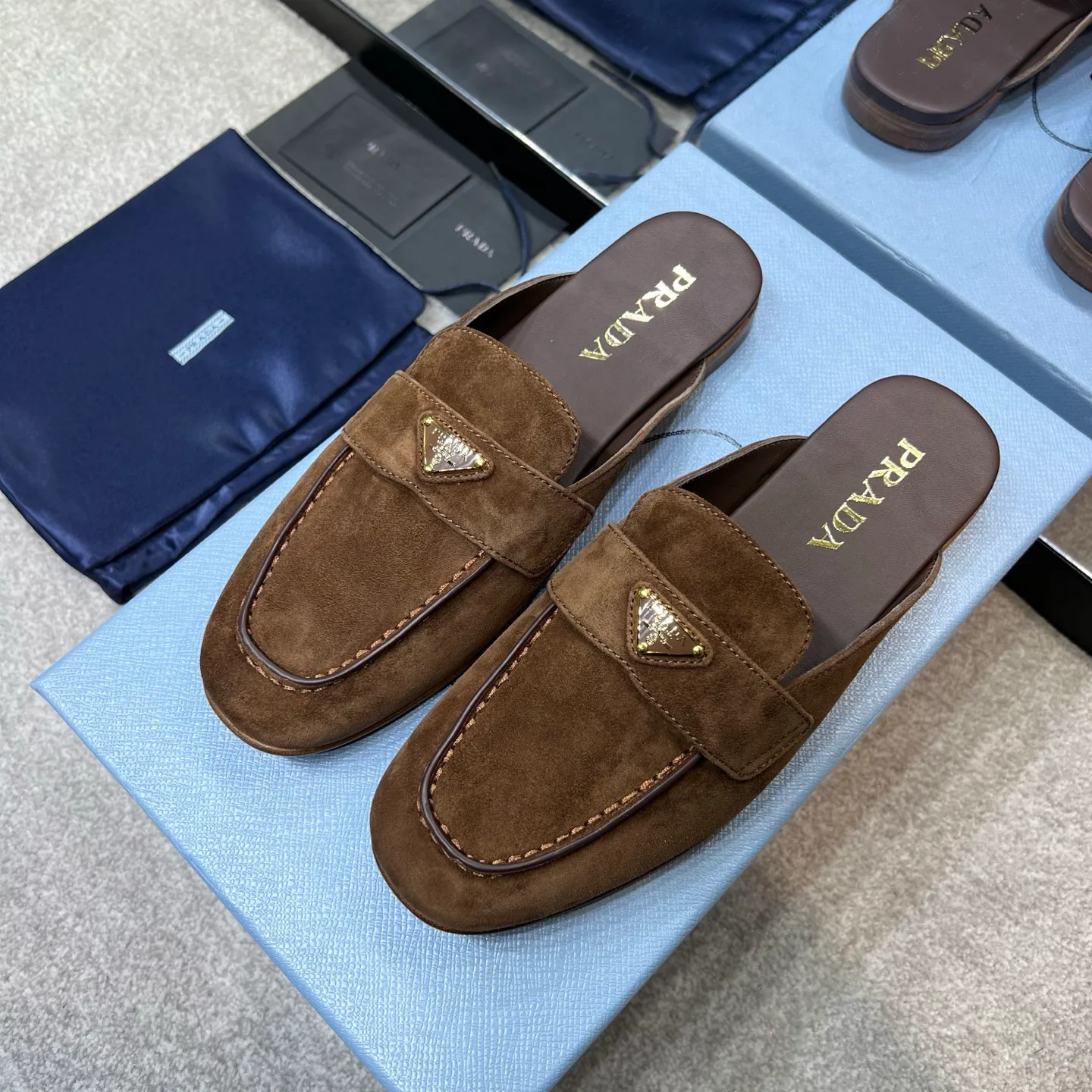 Мюли И Сабо Женские Prada 31059