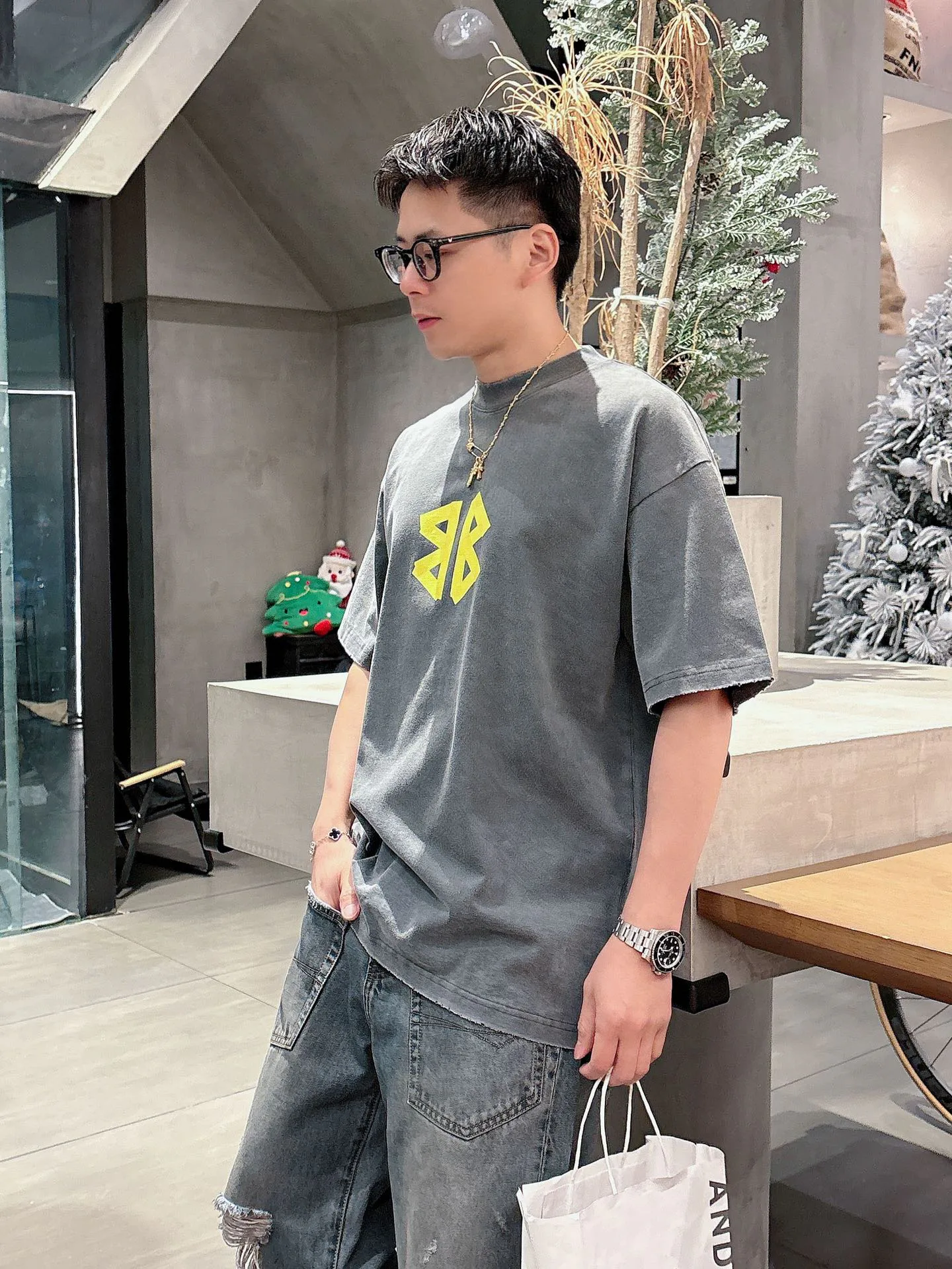 Футболки Мужские Balenciaga 16848