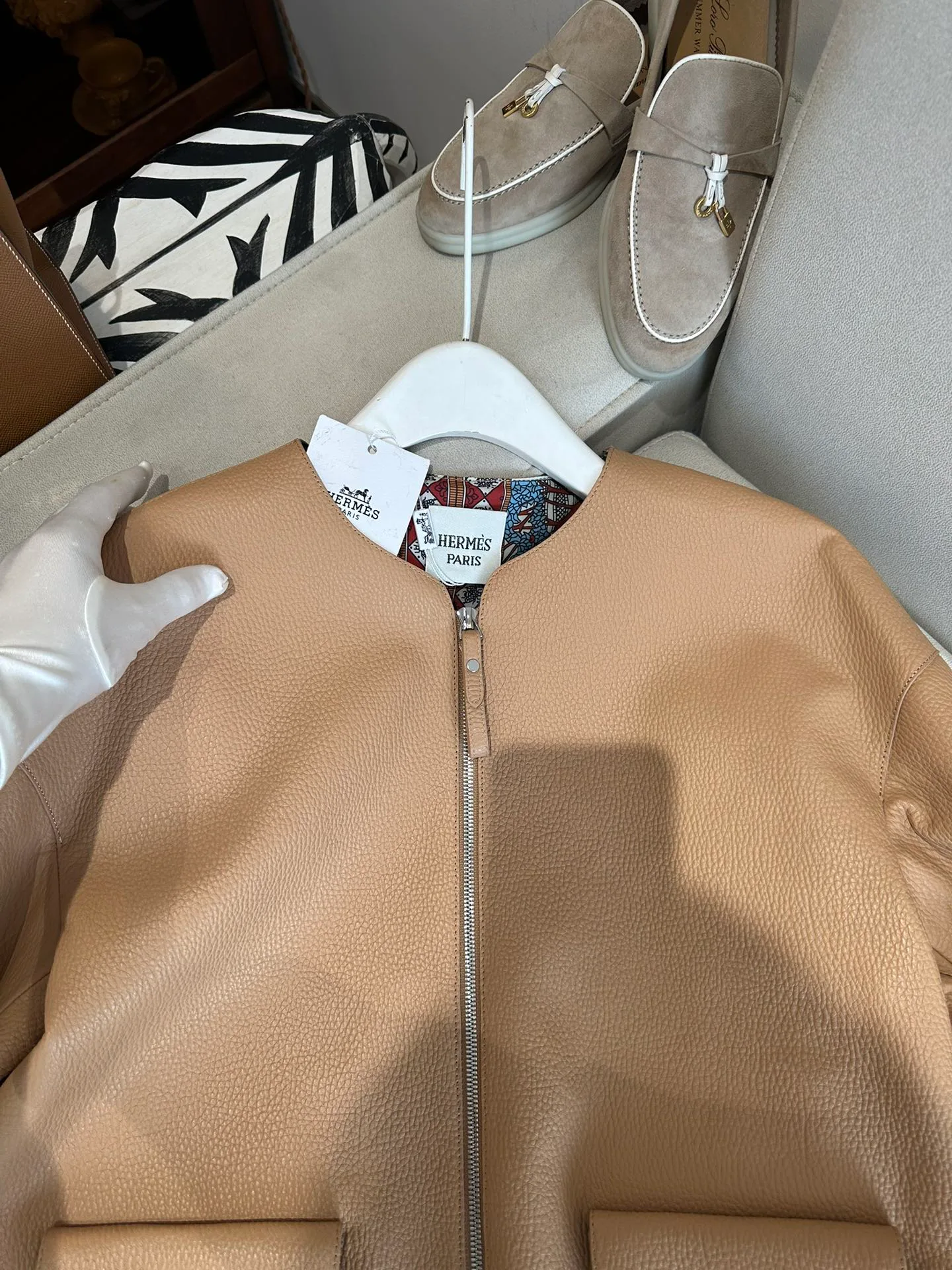 Кожаные Куртки И Дублёнки Женские Hermes 11460701