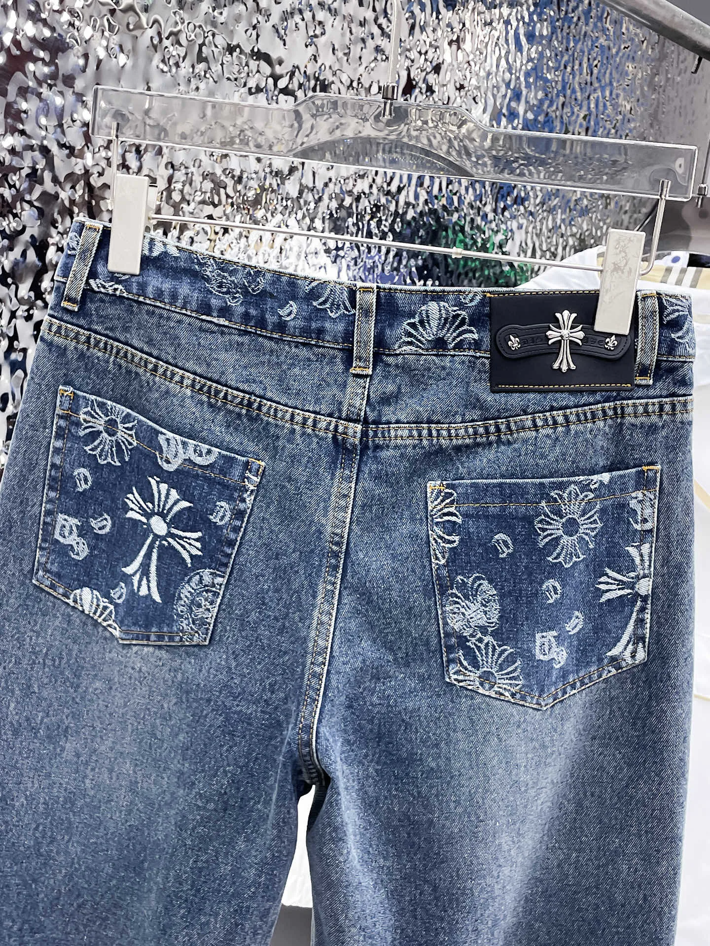 Джинсы Женские Chrome Hearts 6060165