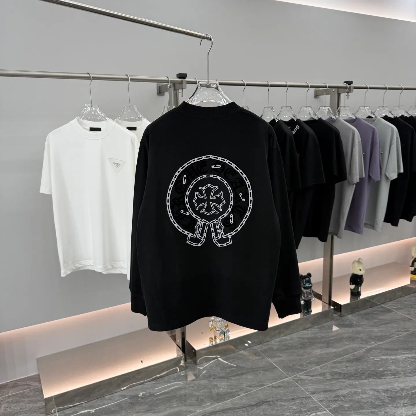 Лонгсливы Мужские Chrome Hearts 380516