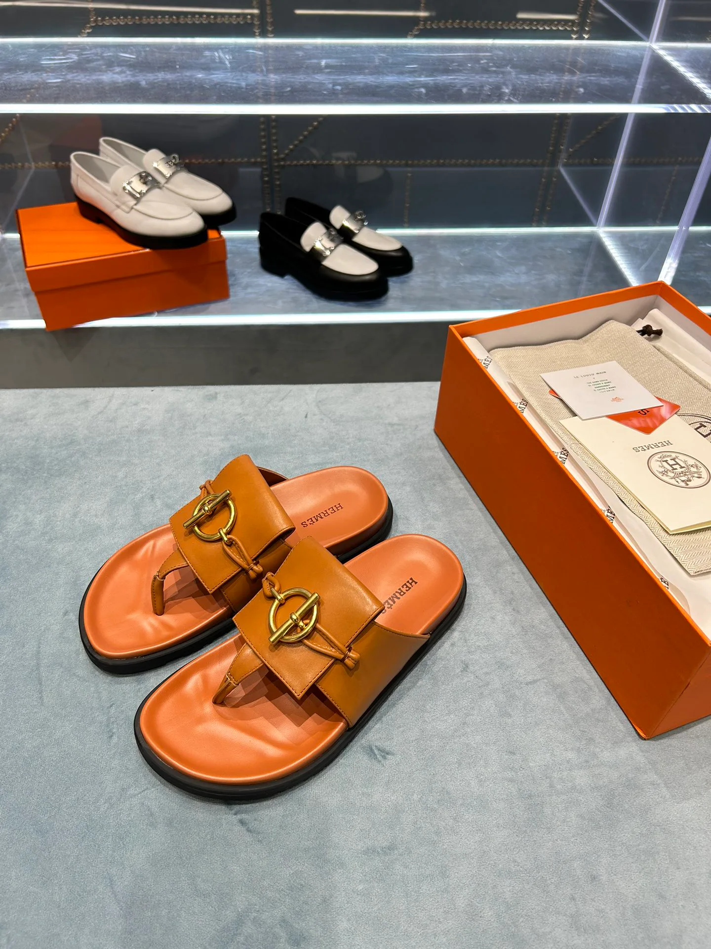 Шлепанцы Женские Hermes 23628