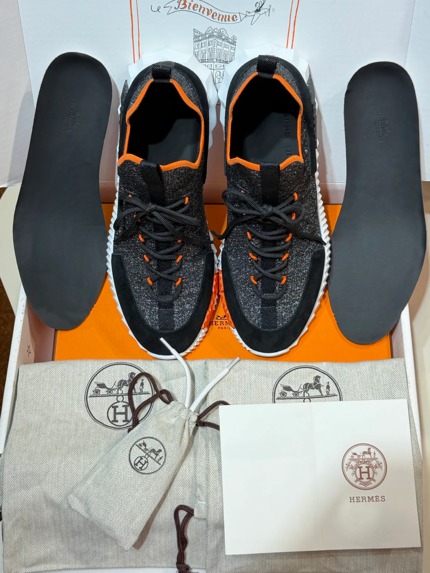 Кроссовки Женские Hermes 554596