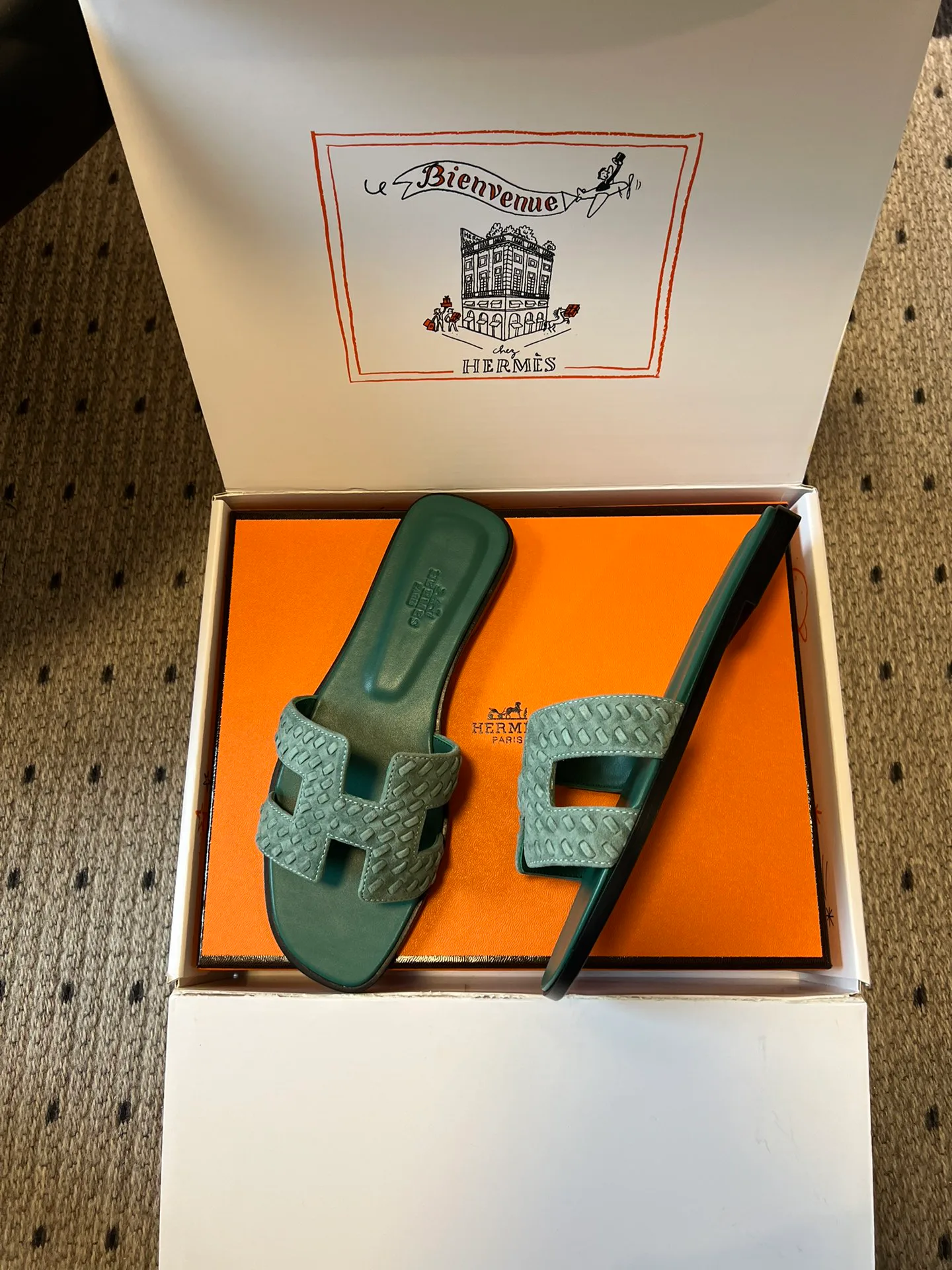 Шлепанцы Женские Hermes 10209532
