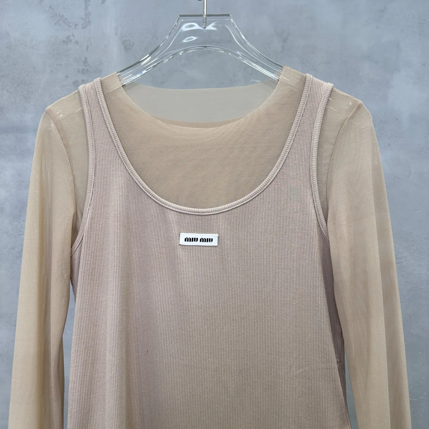Лонгсливы Женские Miu Miu 14379126