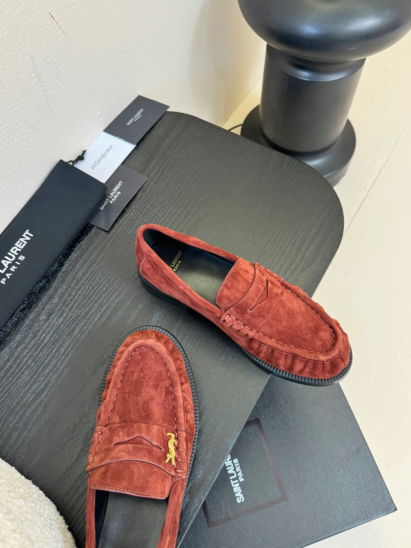 Лоферы Женские Saint Laurent 80648