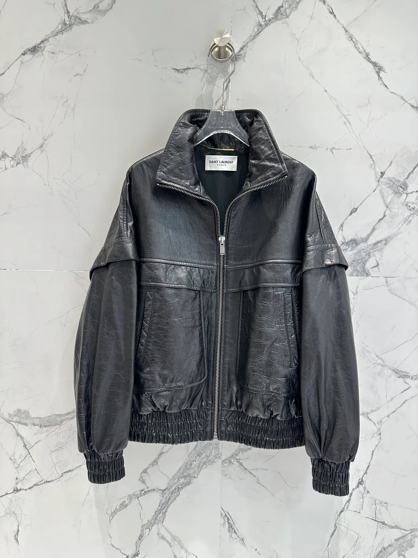 Кожаные Куртки И Дублёнки Женские Saint Laurent 11544757