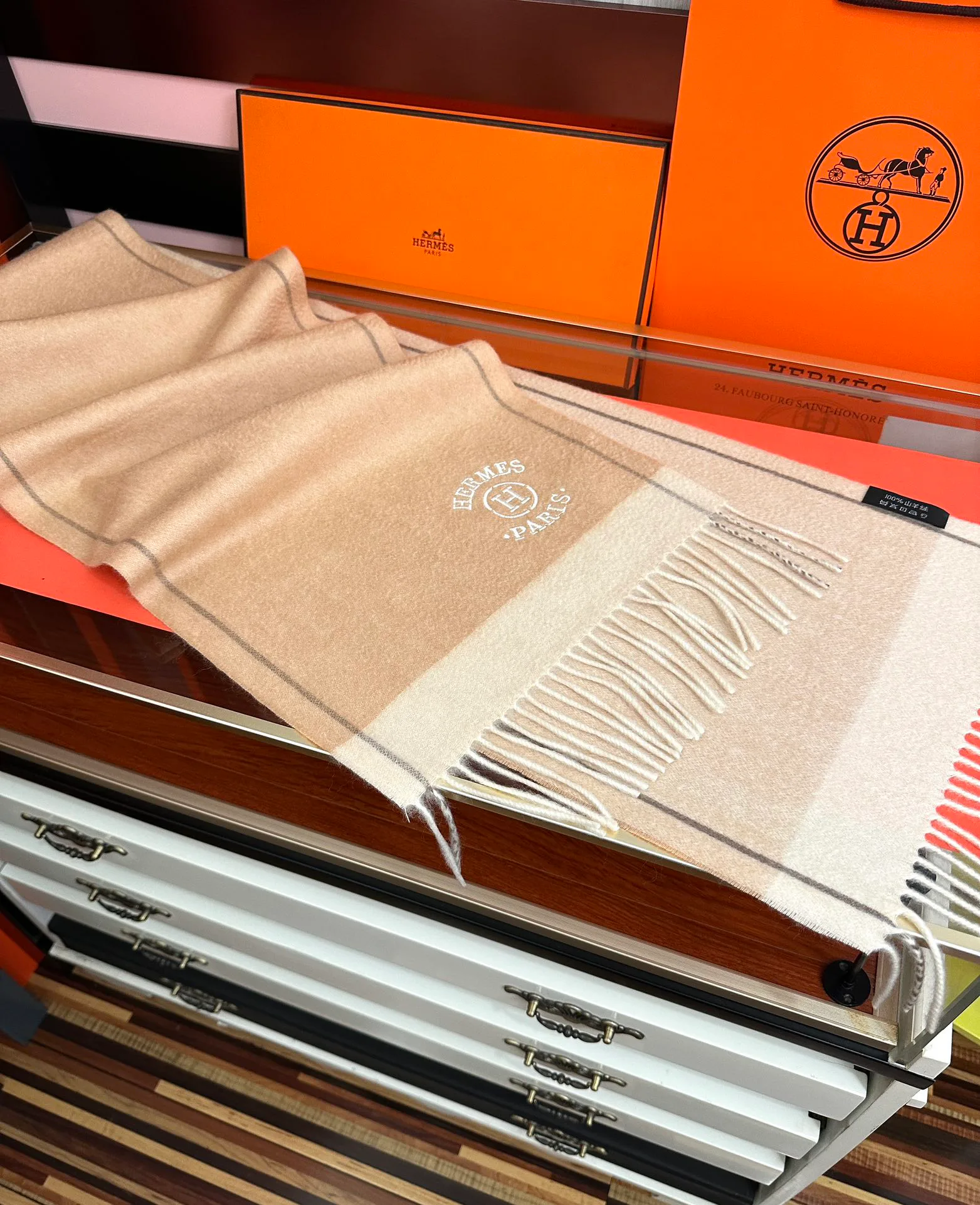 Шарфы Hermes 412449