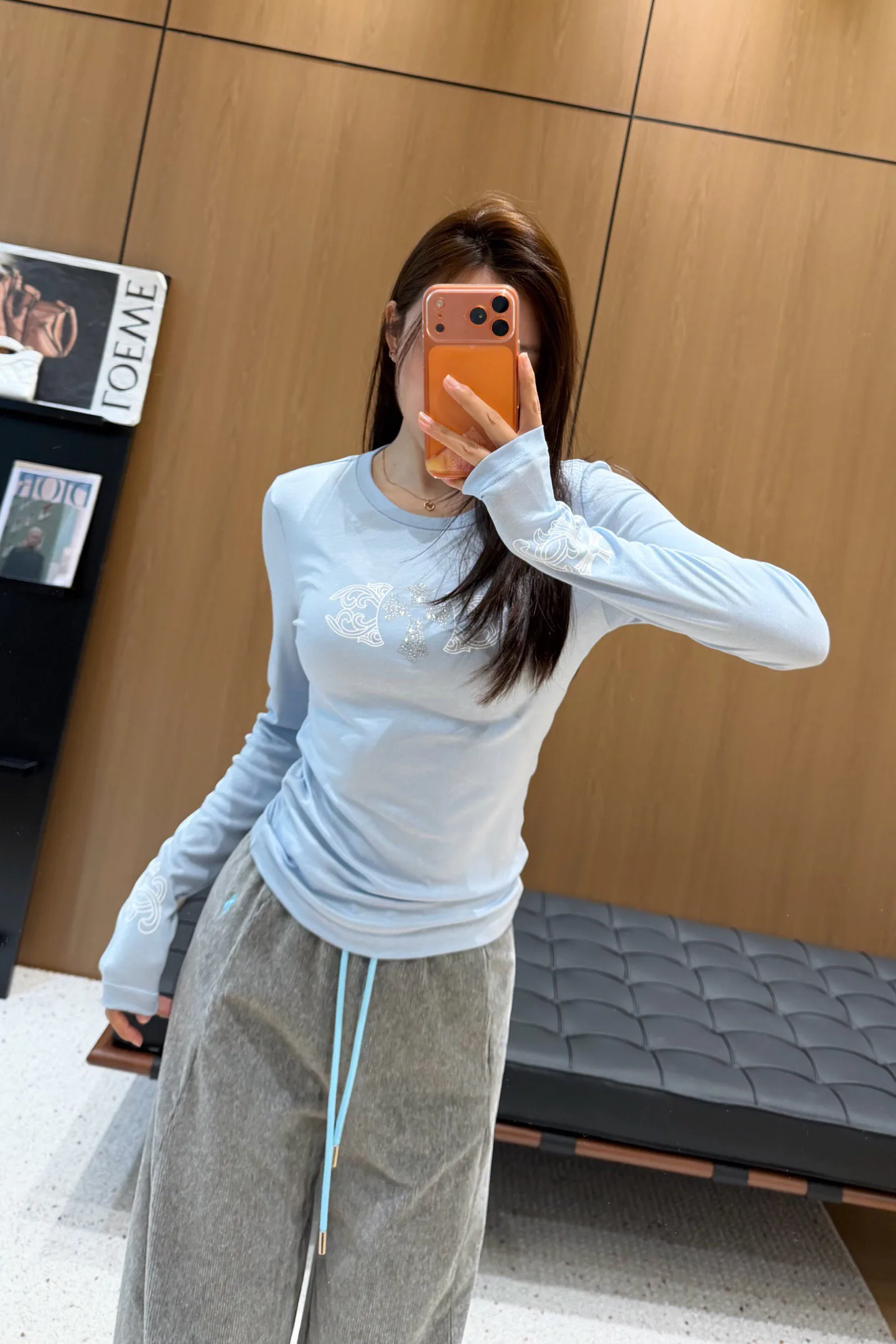 Лонгсливы Женские Chrome Hearts 1212613