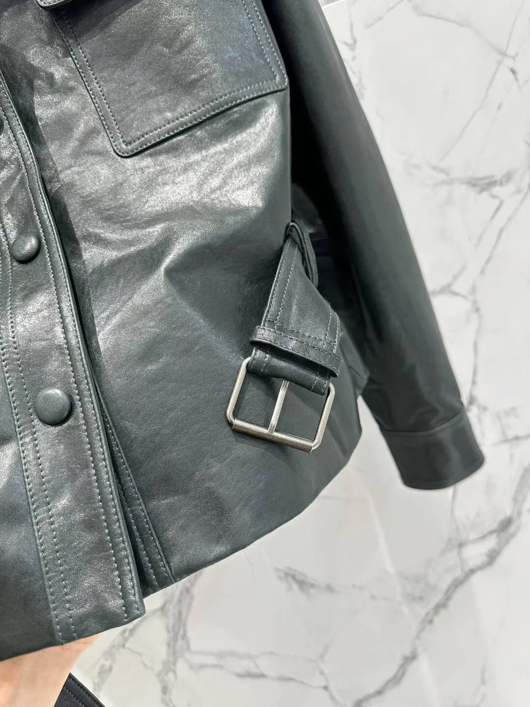 Кожаные Куртки И Дублёнки Женские Saint Laurent 11700594