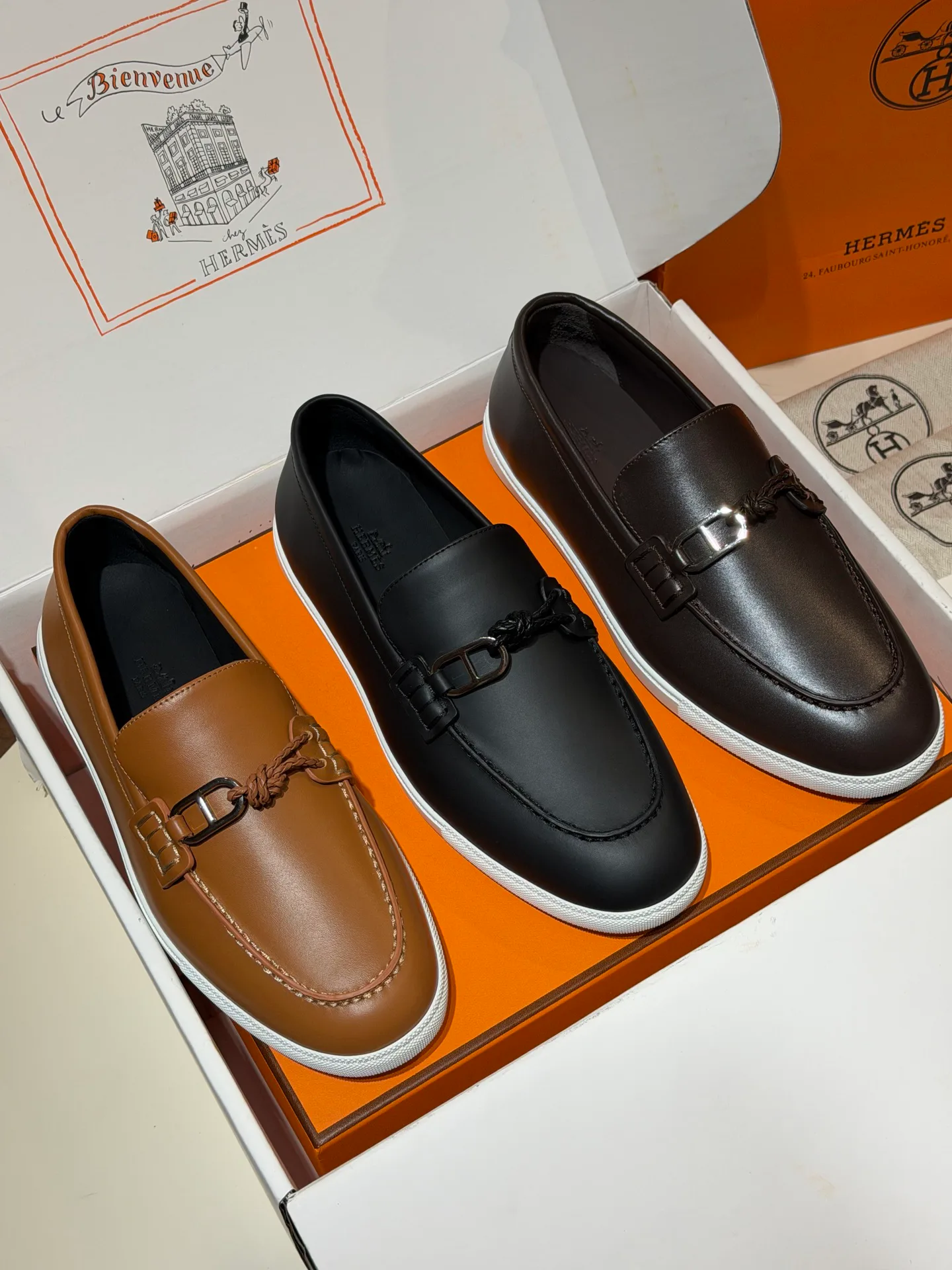 Лоферы Мужские Hermes 279283