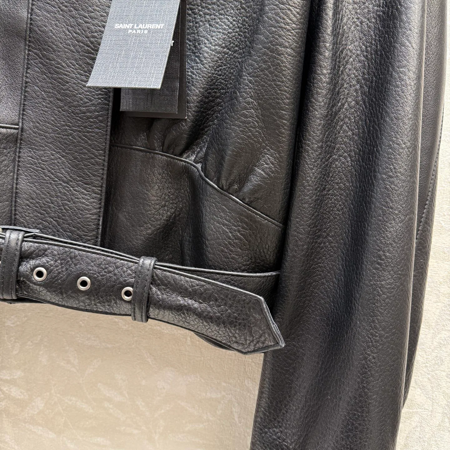 Кожаные Куртки И Дублёнки Женские Saint Laurent 18127944
