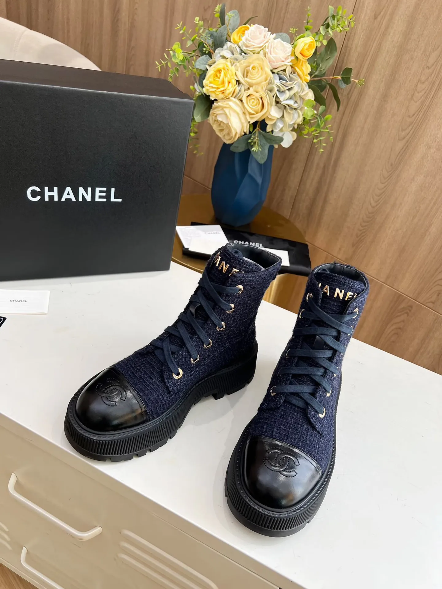 Ботинки Женские Chanel 1275064