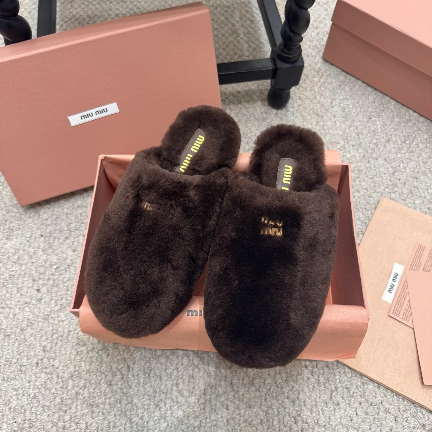 Тапочки Женские Miu Miu 195828