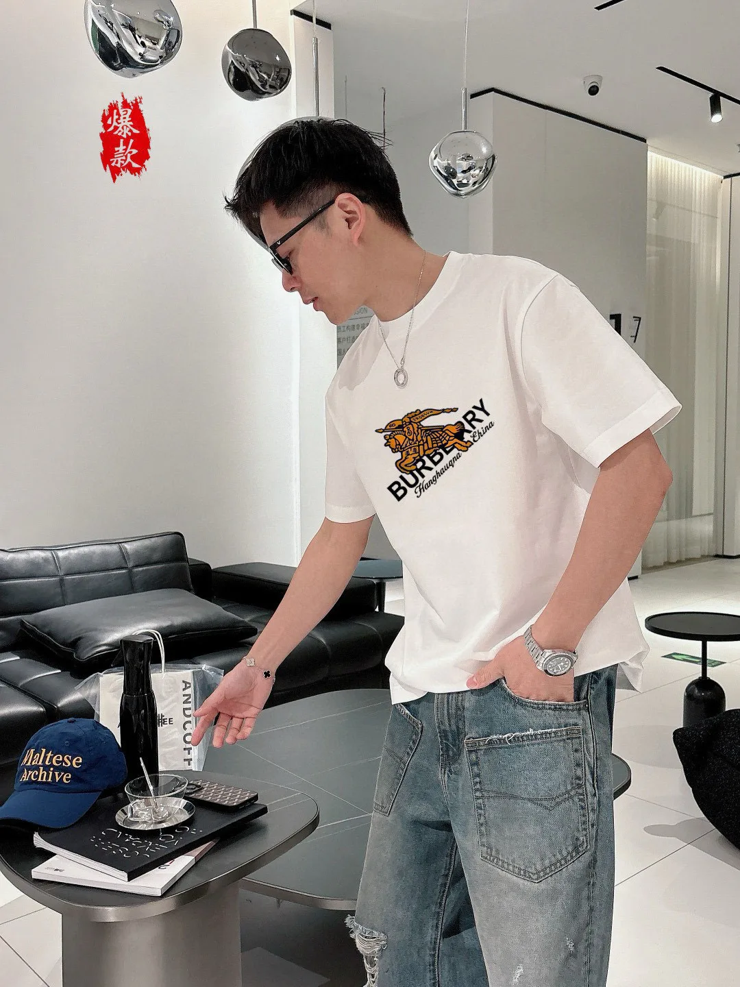 Футболки Мужские Burberry 11411421