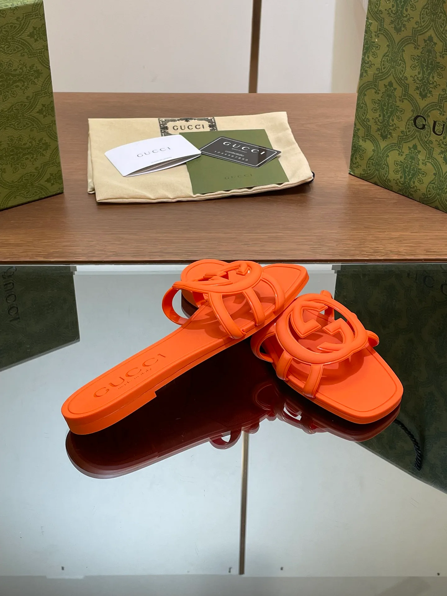 Шлепанцы Женские Gucci 15268