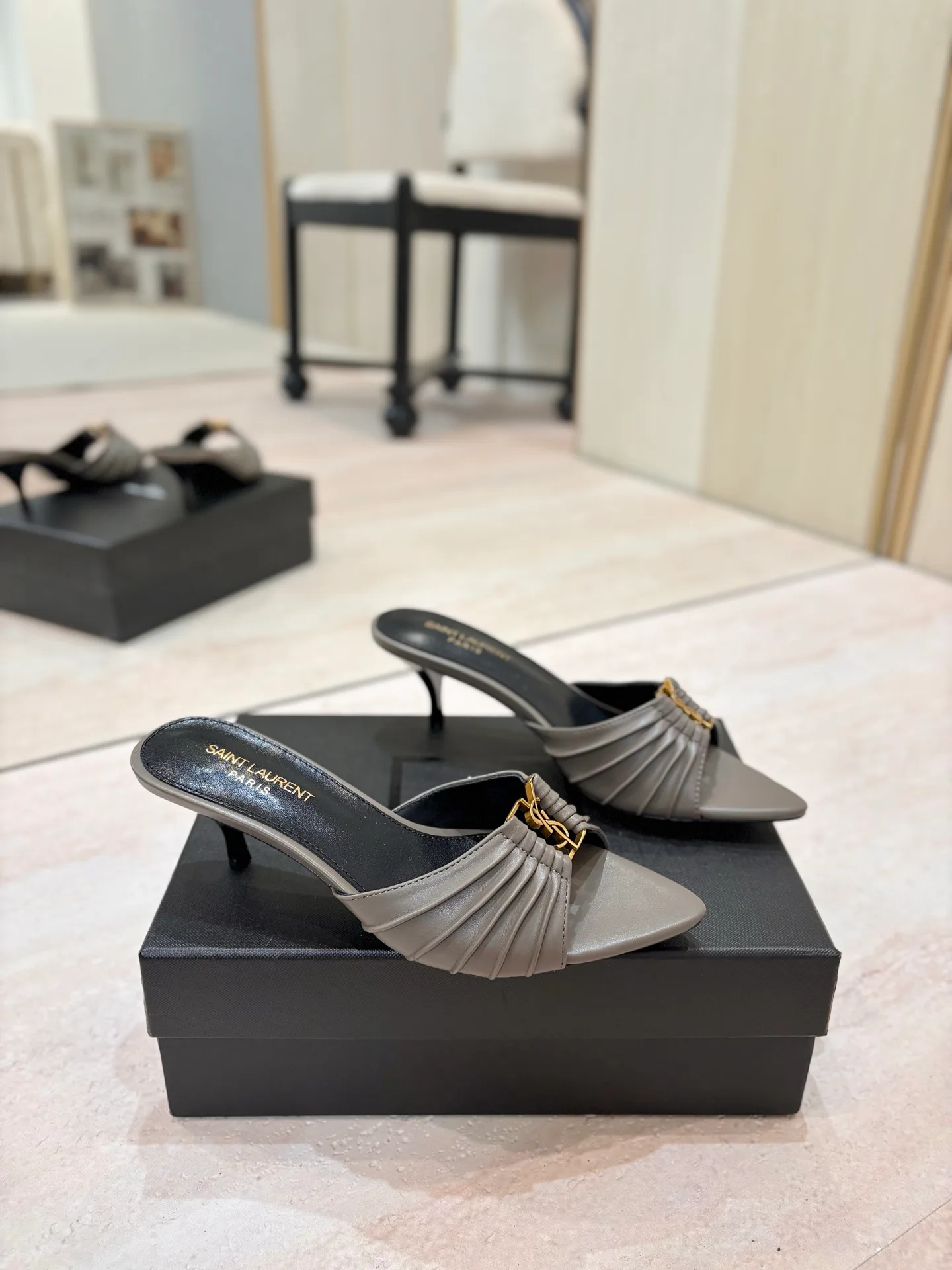 Мюли И Сабо Женские Saint Laurent 17476036