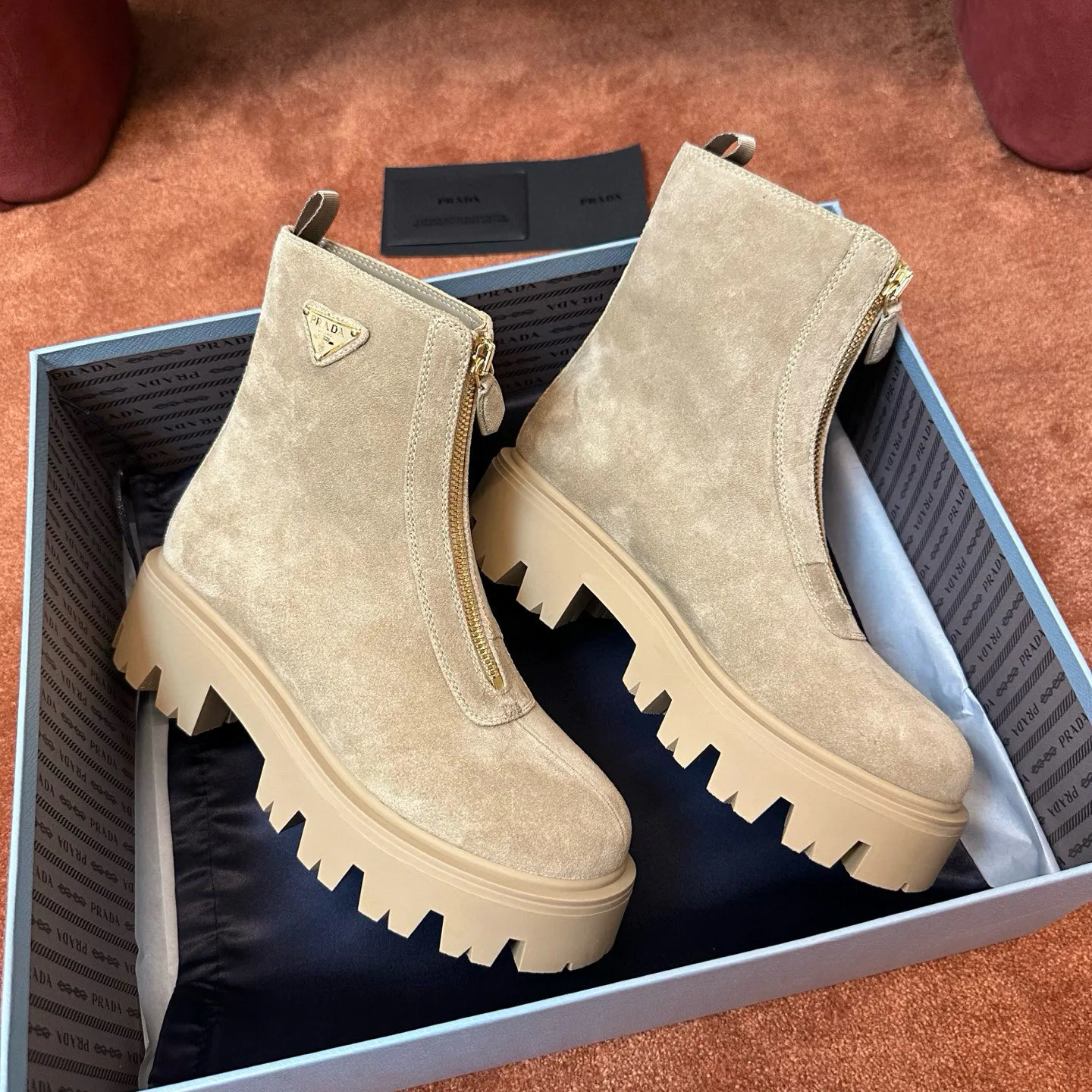 Ботинки Женские Prada 415907