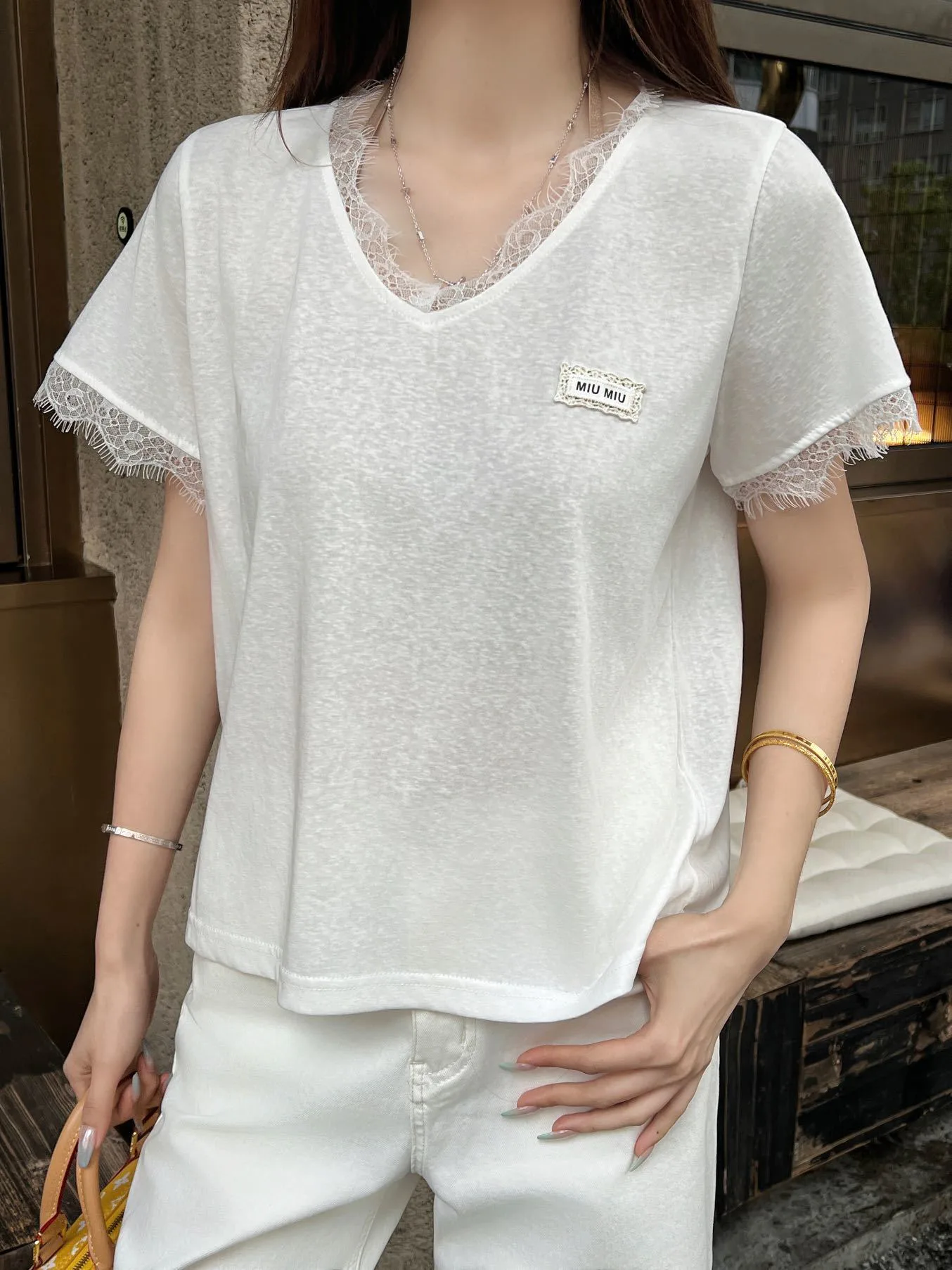 Футболки Женские Miu Miu 13232044