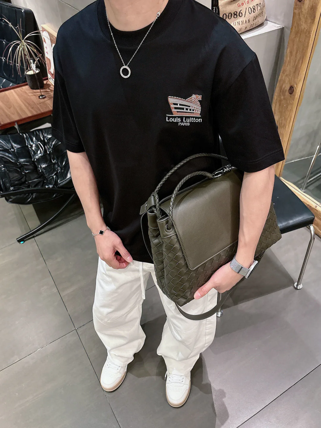 Футболки Мужские Louis Vuitton 9465236