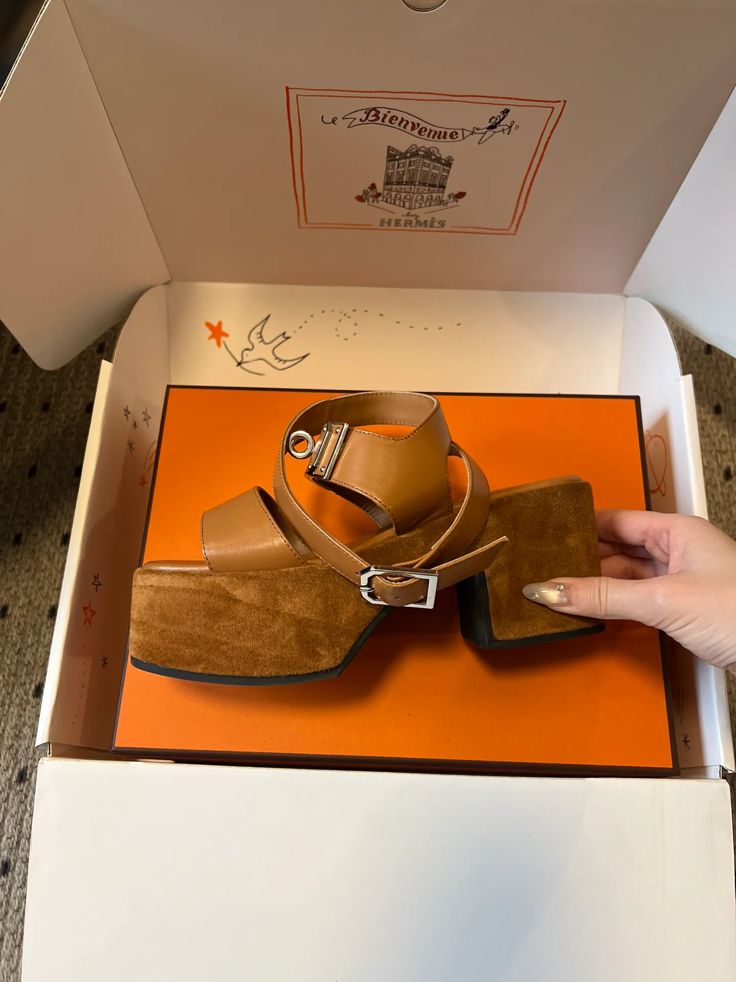 Босоножки Женские Hermes 10209630