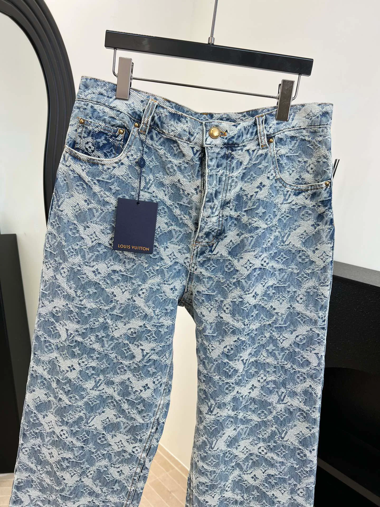 Джинсы Мужские Louis Vuitton 1801682
