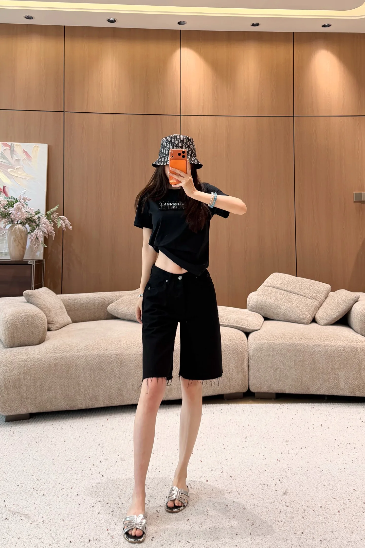 Шорты Женские Saint Laurent 12945591