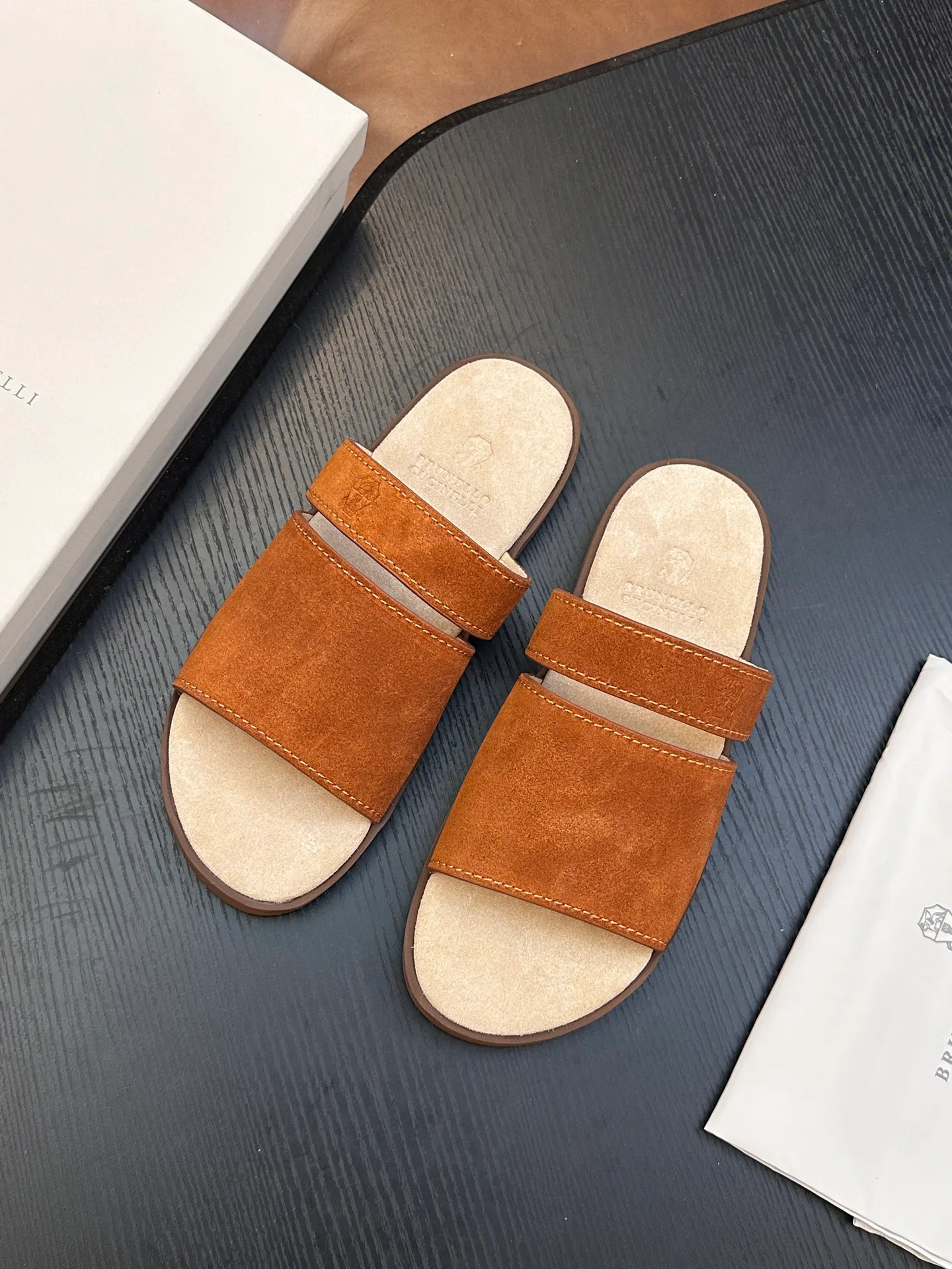 Шлепанцы Мужские Brunello Cucinelli 17390688