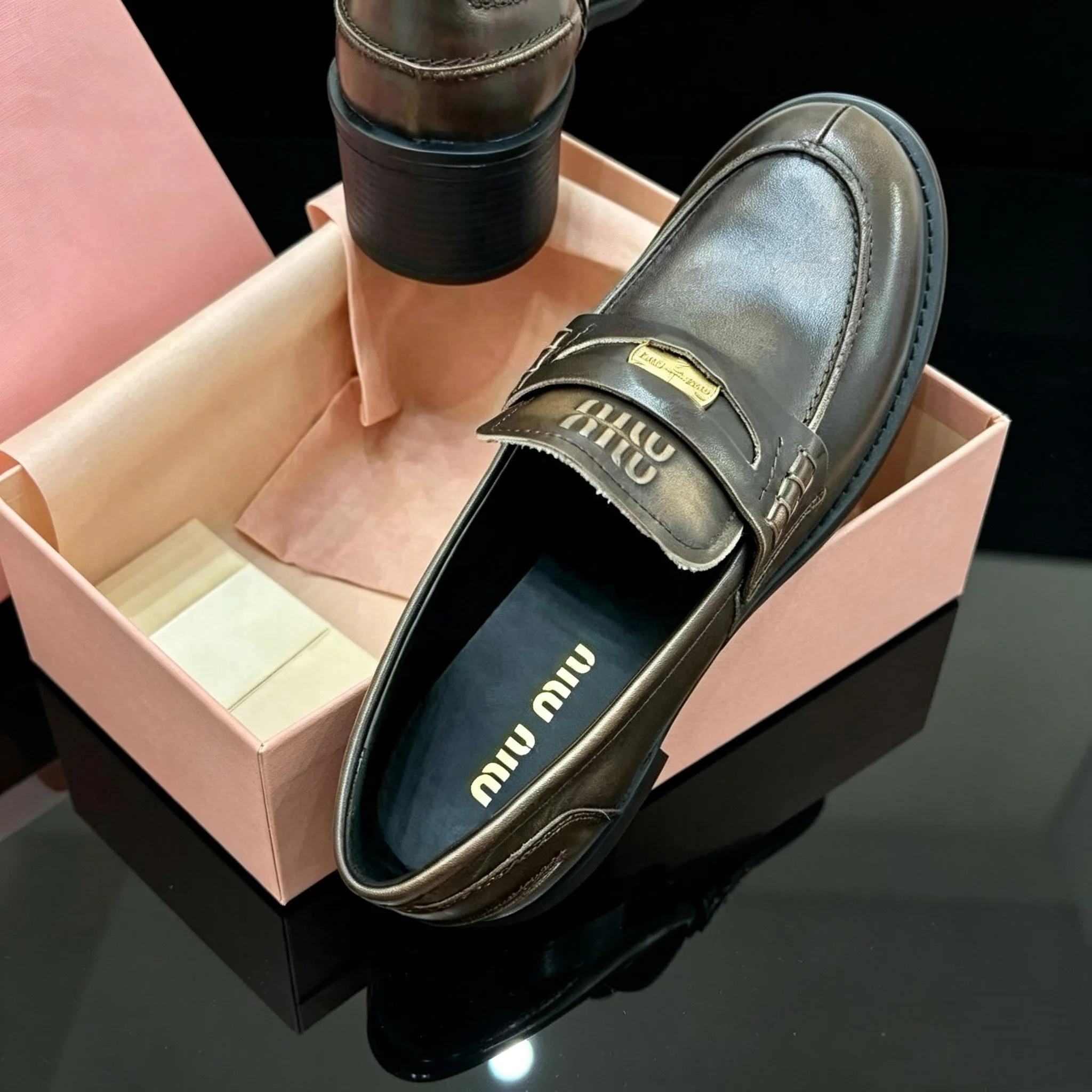 Лоферы И Мокасины Женские Miu Miu 18703352