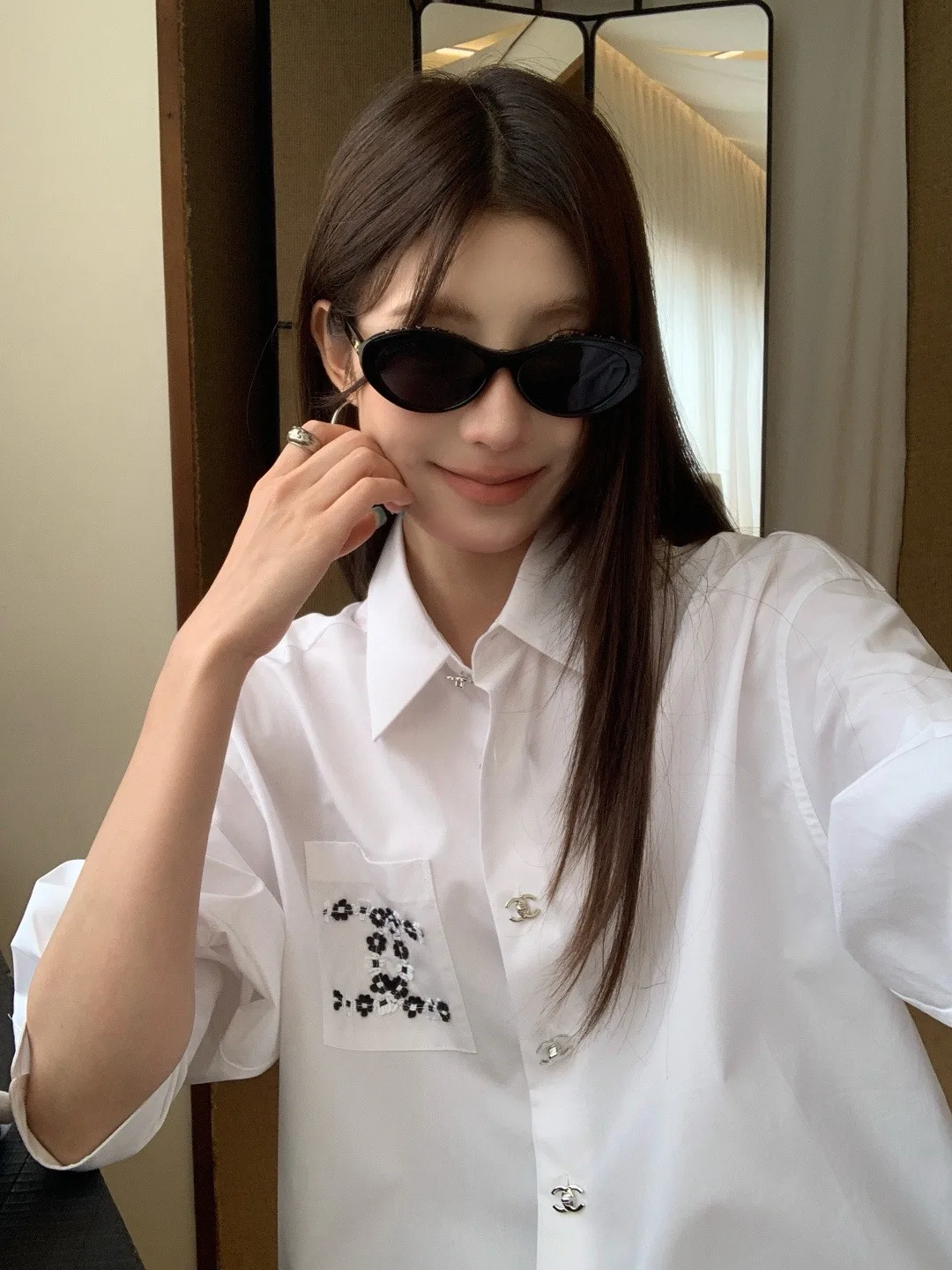 Рубашки Женские Chanel 18577006