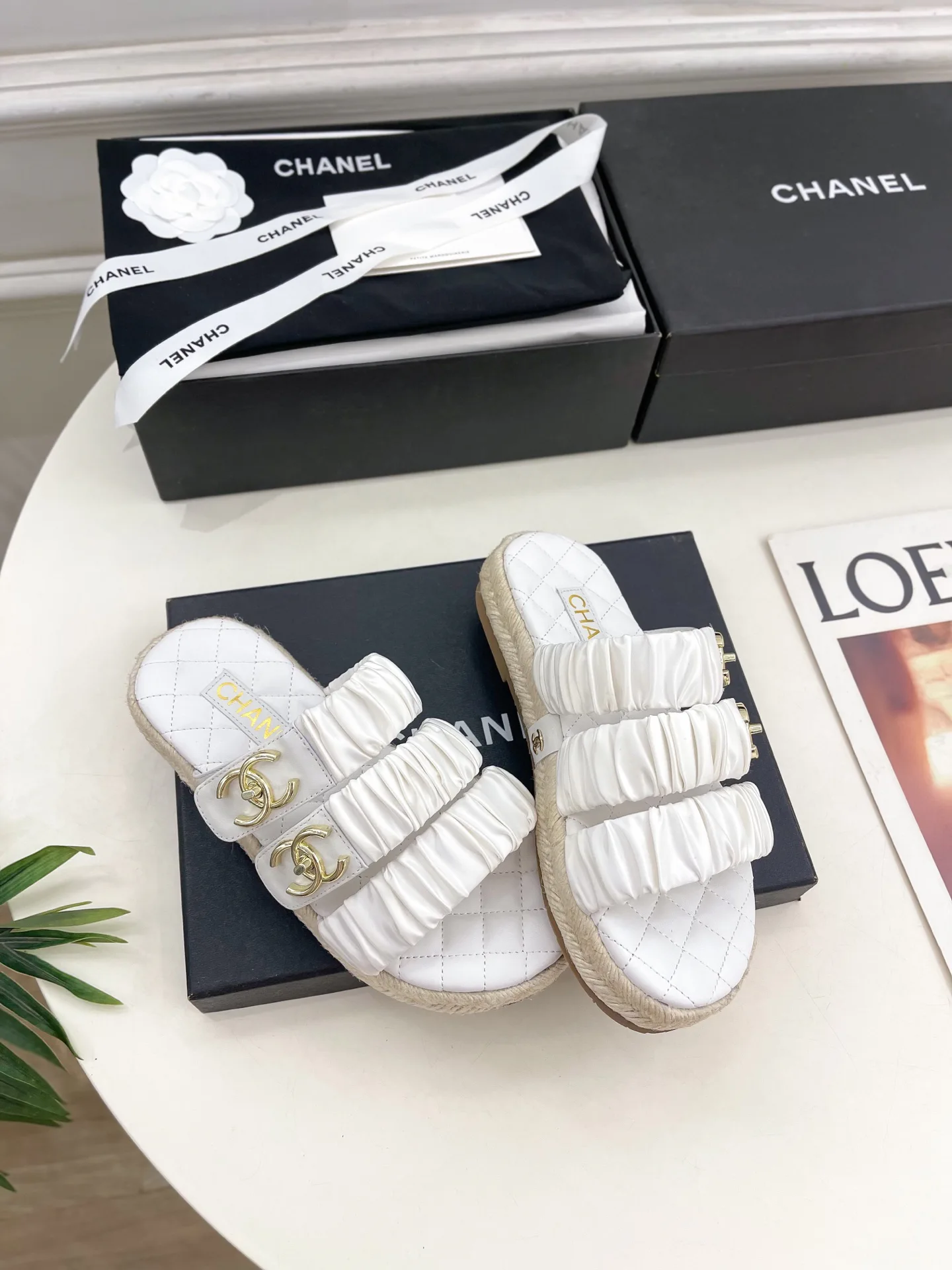 Шлепанцы Женские Chanel 12826