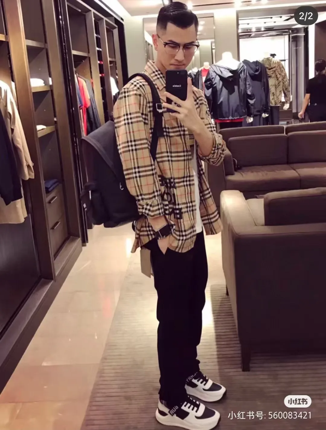 Рубашки Мужские Burberry 12839