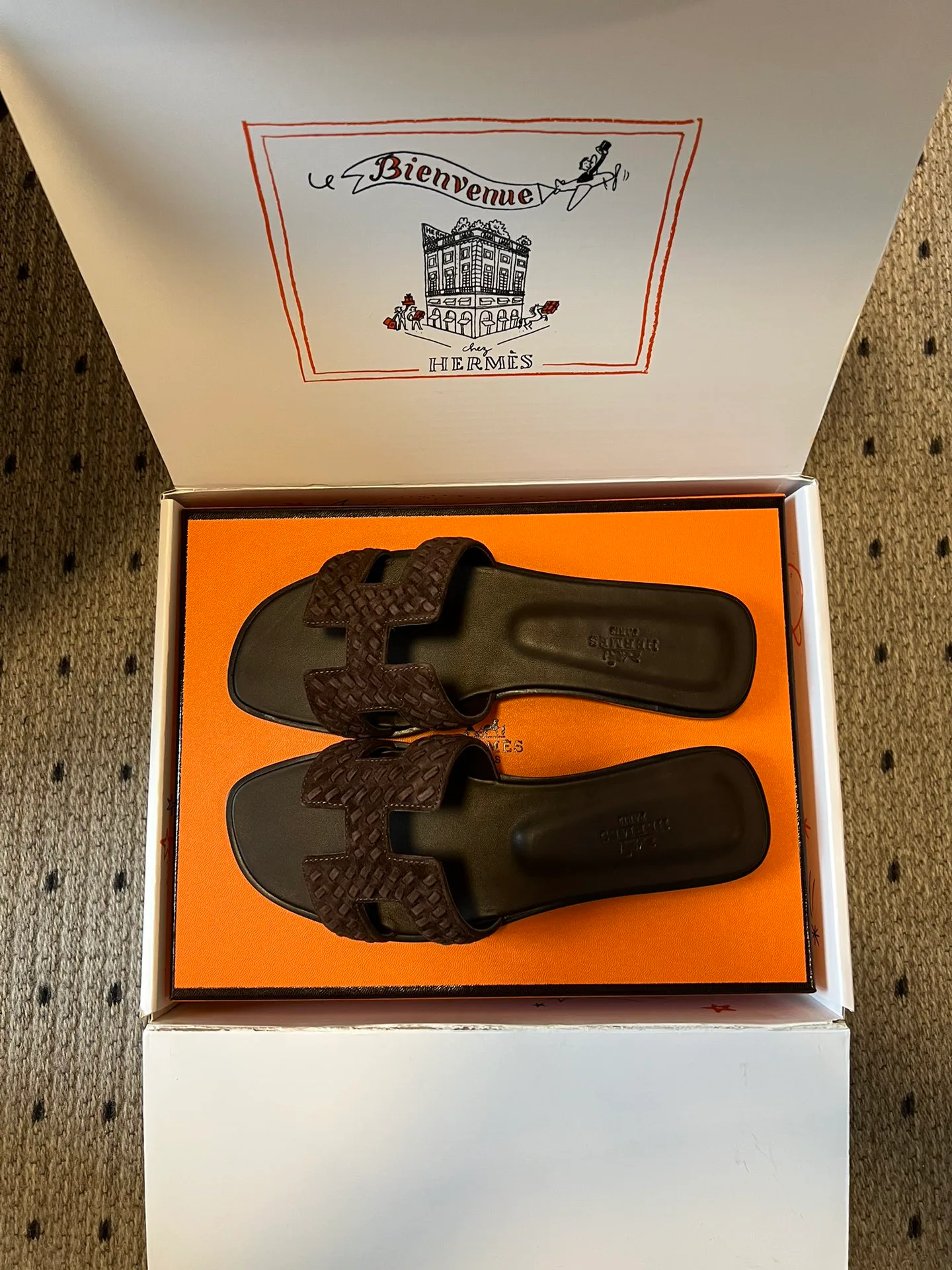 Шлепанцы Женские Hermes 11129424