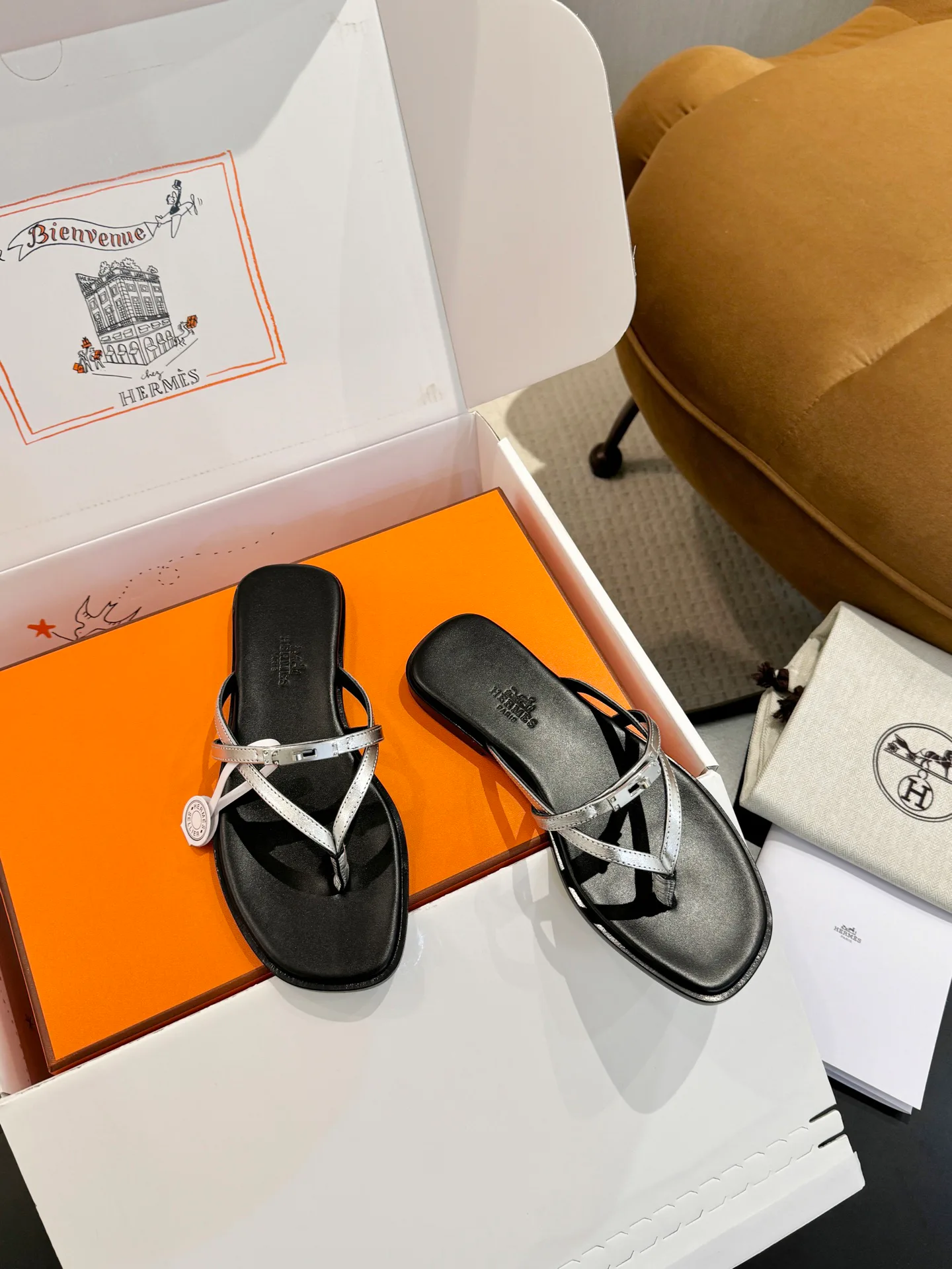 Шлепанцы Женские Hermes 11508156