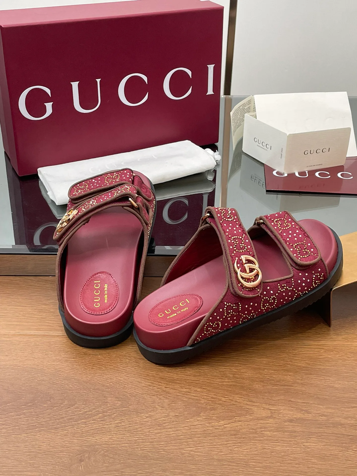 Шлепанцы Женские Gucci 8161