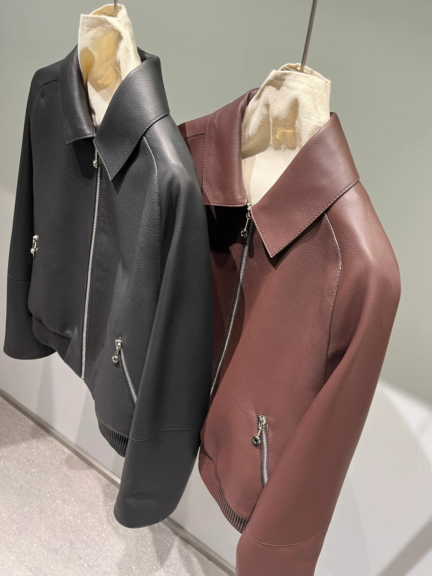 Кожаные Куртки И Дублёнки Женские Hermes 10037662