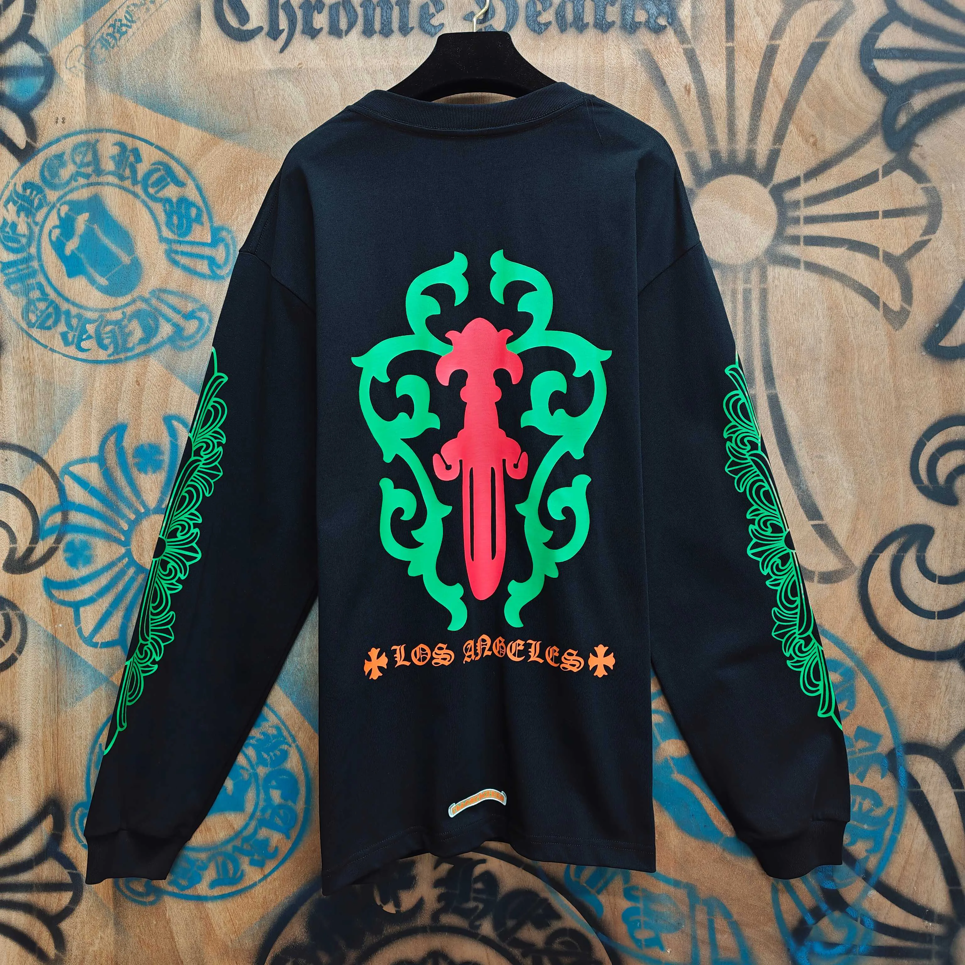 Лонгсливы Мужские Chrome Hearts 11808764