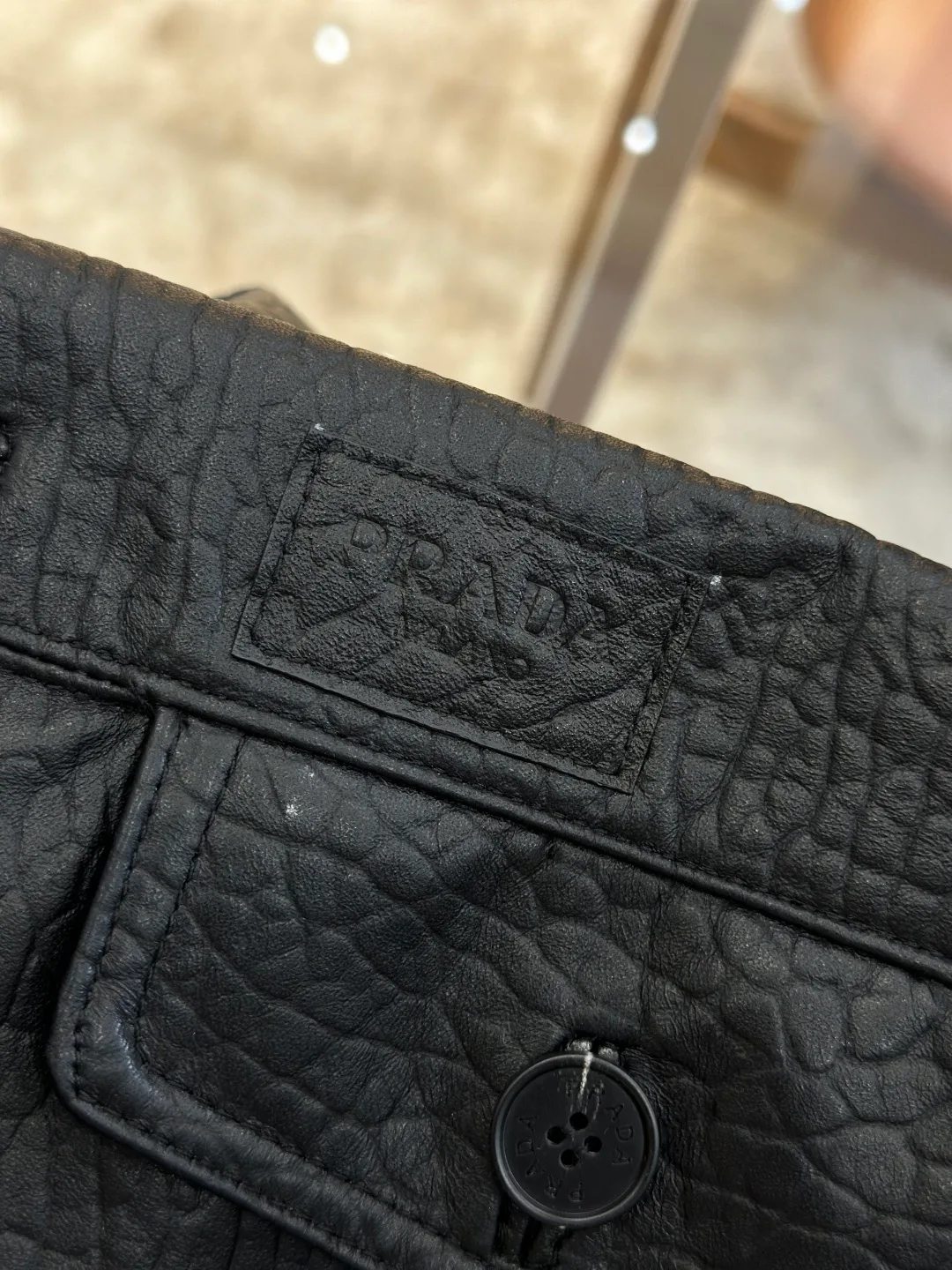 Кожаные Куртки И Дублёнки Мужские Prada 18260643