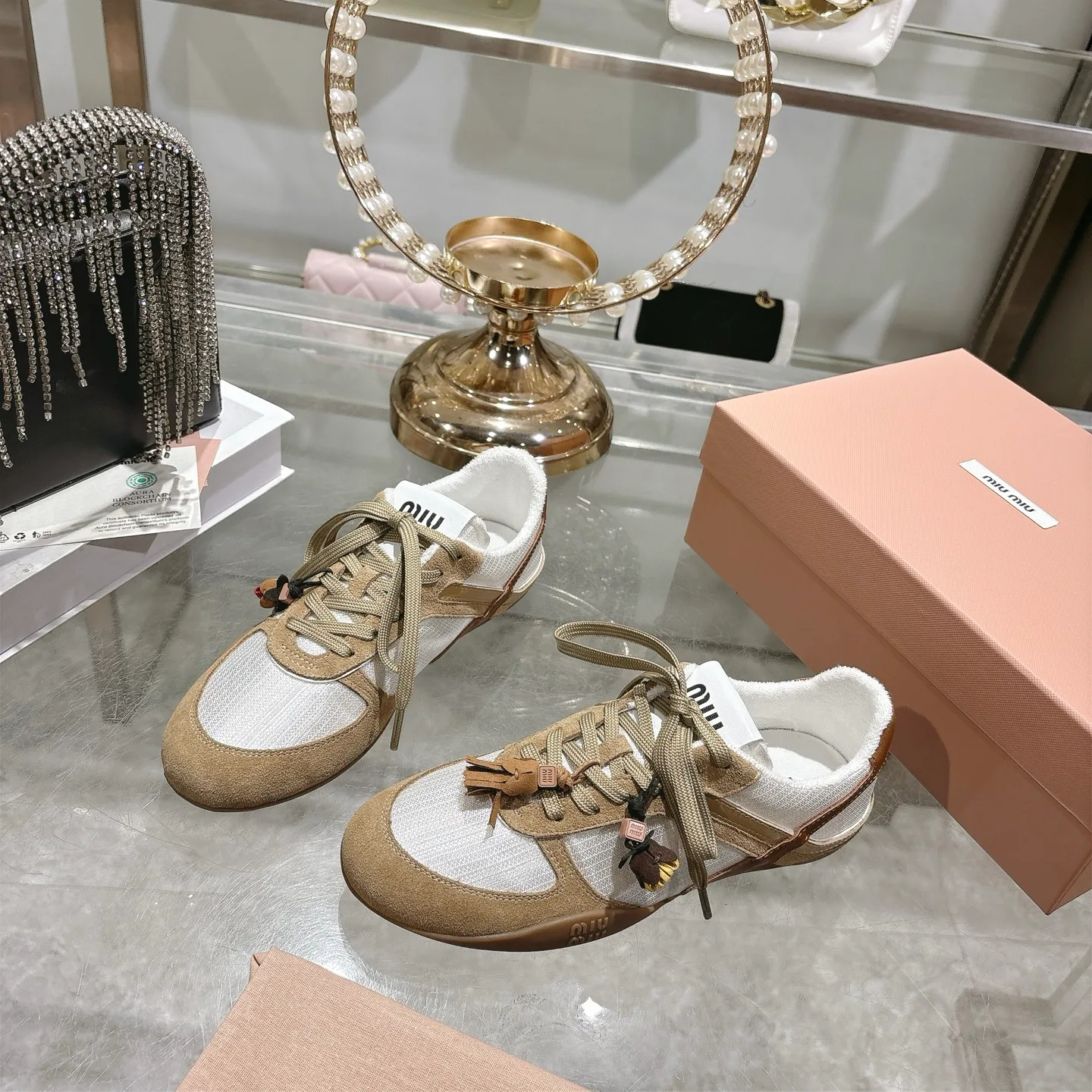 Кроссовки Женские Miu Miu 11019610