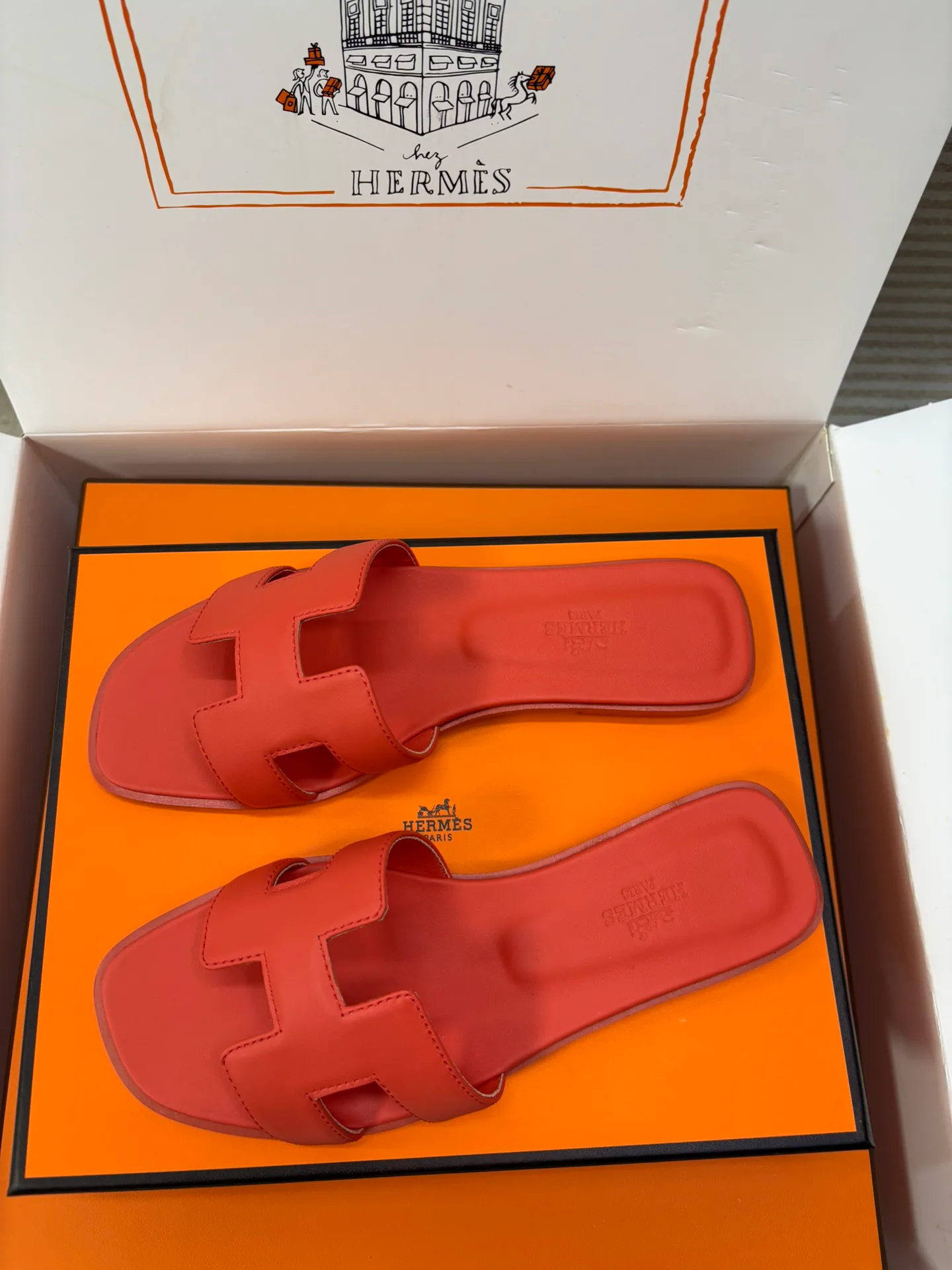 Шлепанцы Женские Hermes 395361