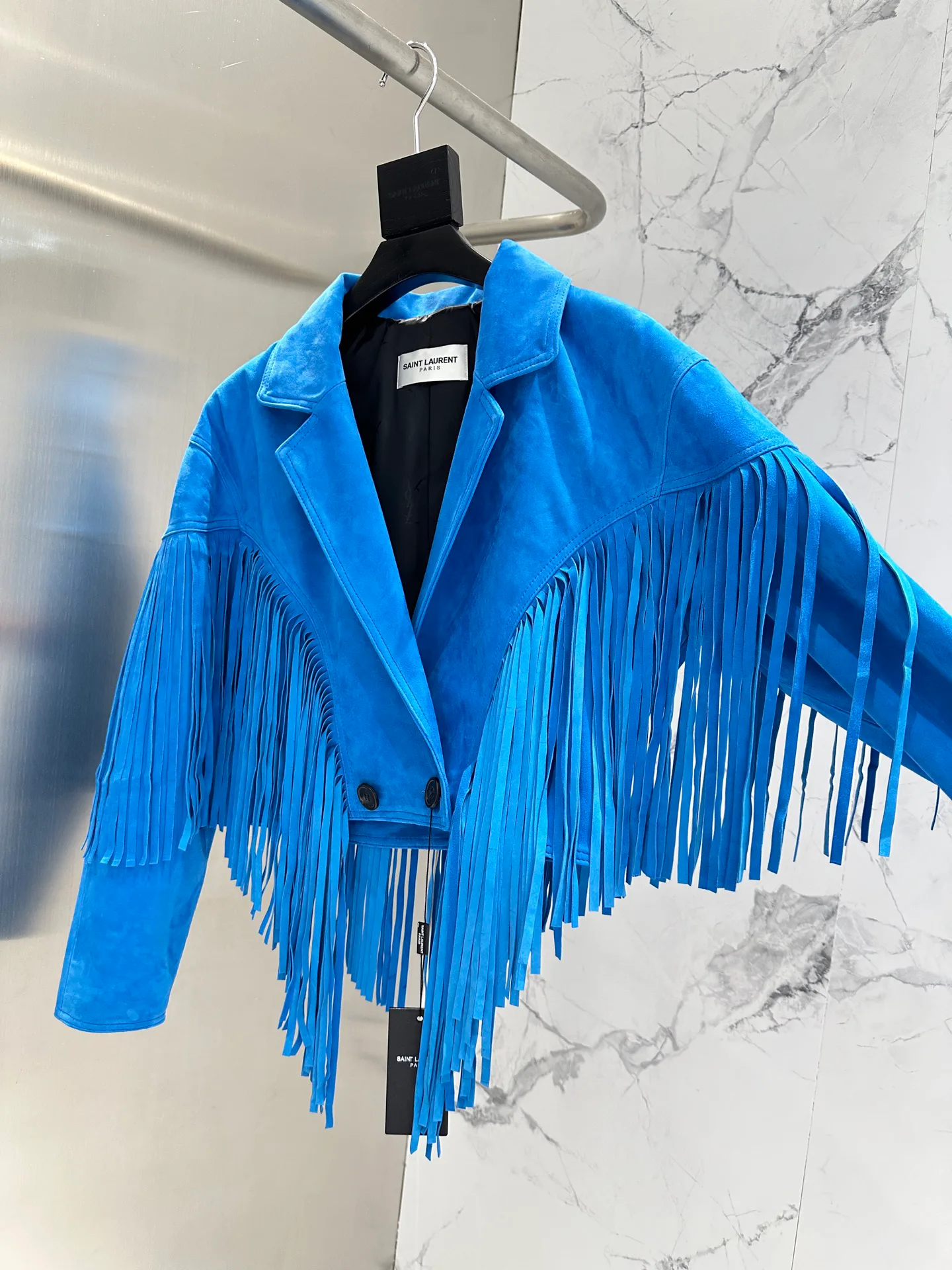 Кожаные Куртки И Дублёнки Женские Saint Laurent 12956995