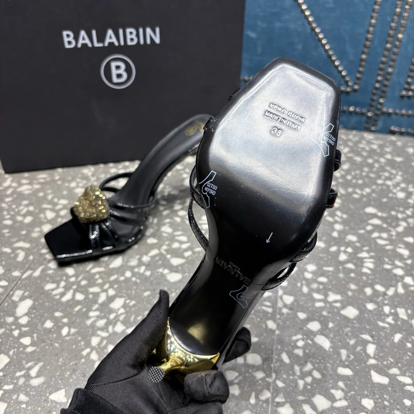 Босоножки Женские Balmain 1225187
