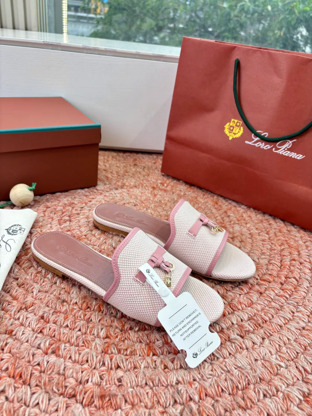 Шлепанцы Женские Loro Piana 11745827