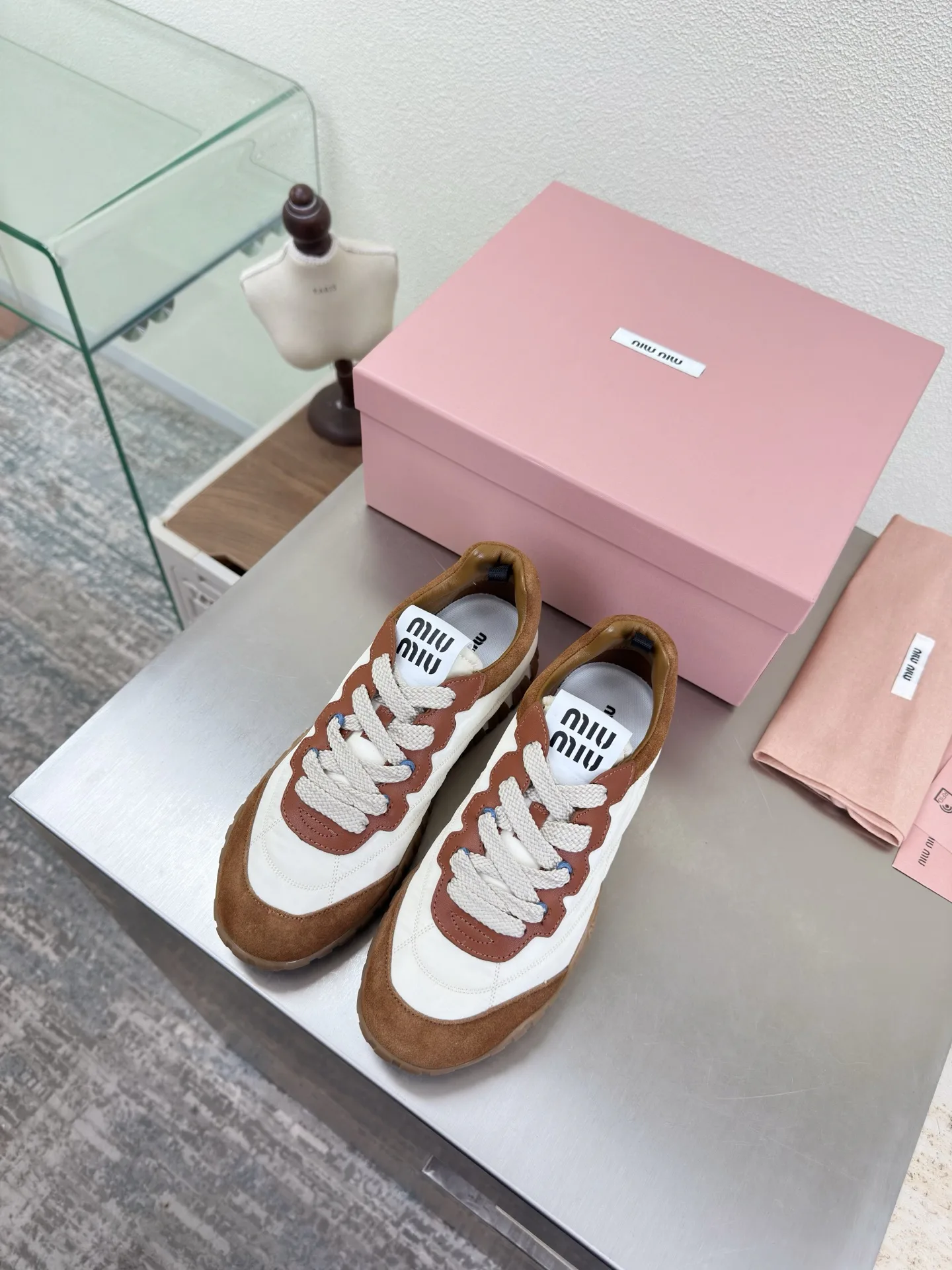 Кроссовки Женские Miu Miu 4339192