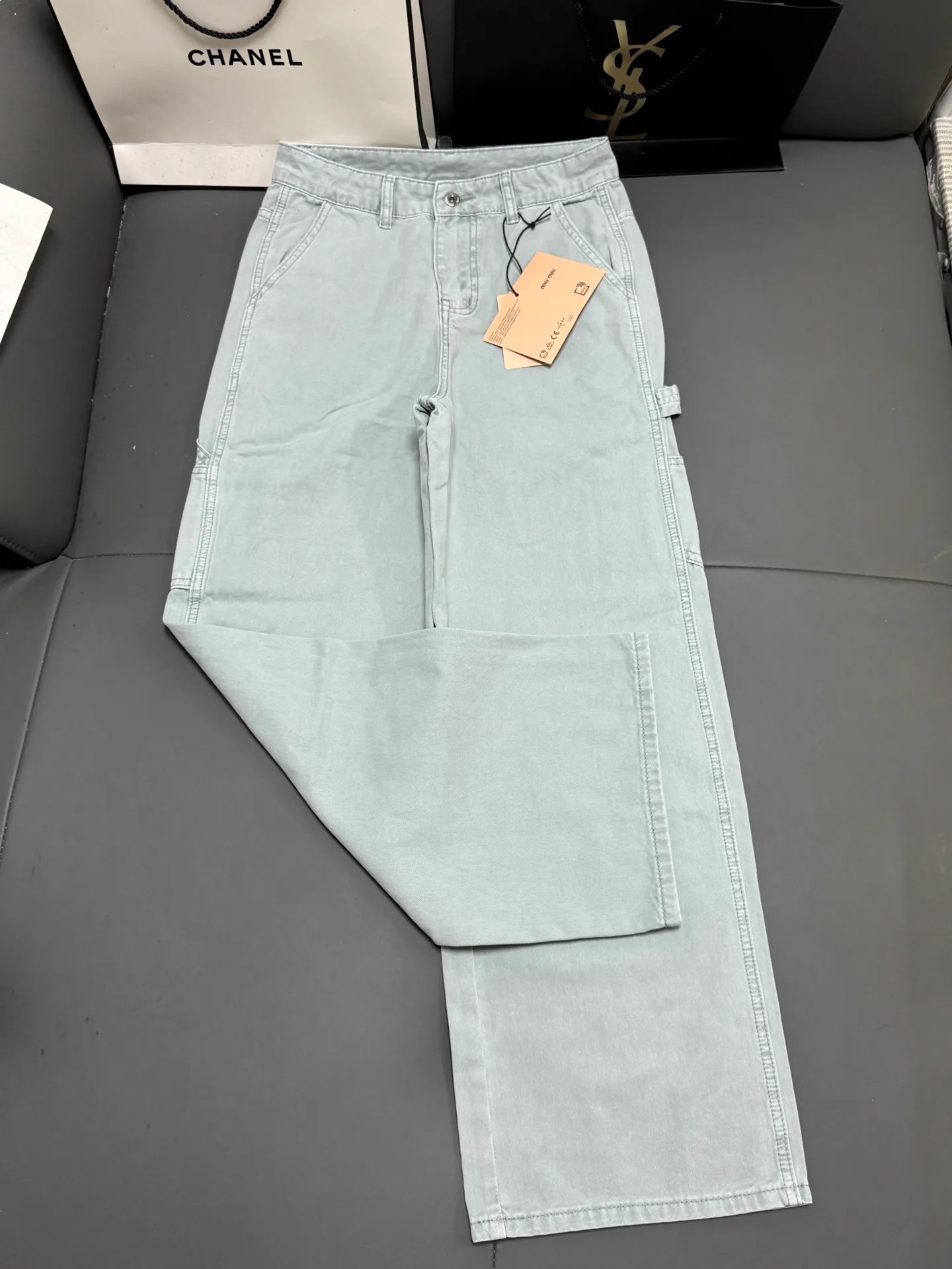 Брюки Женские Miu Miu 18174505
