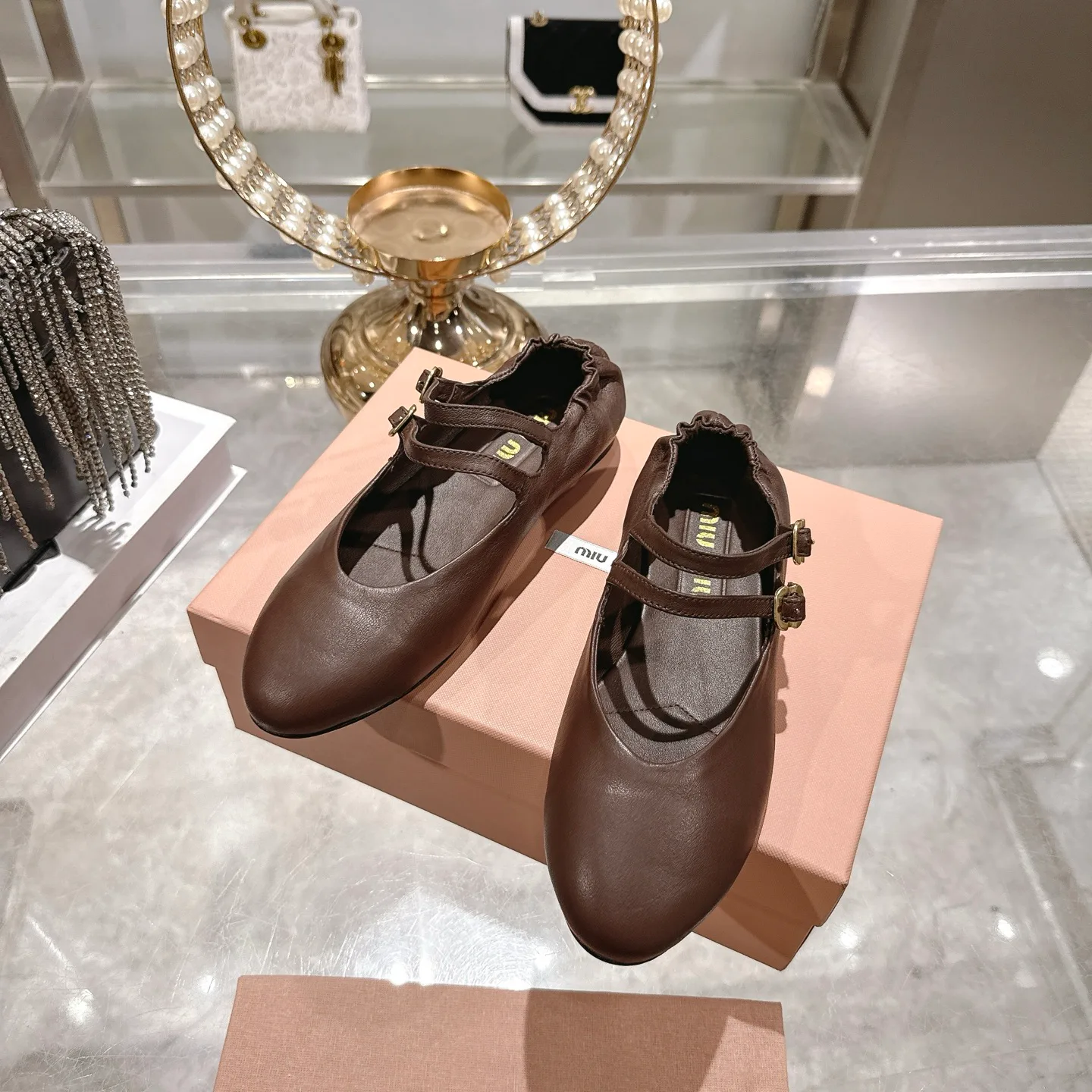 Балетки Женские Miu Miu 12868595